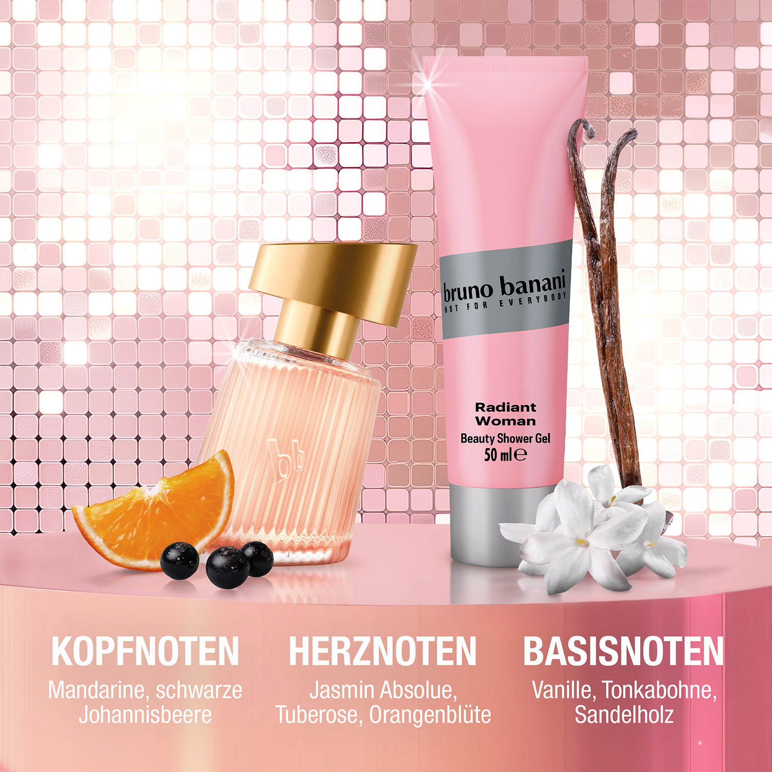 Bruno Banani Radiant Woman Set Eau de Parfum 30ml & Shower Gel 50ml