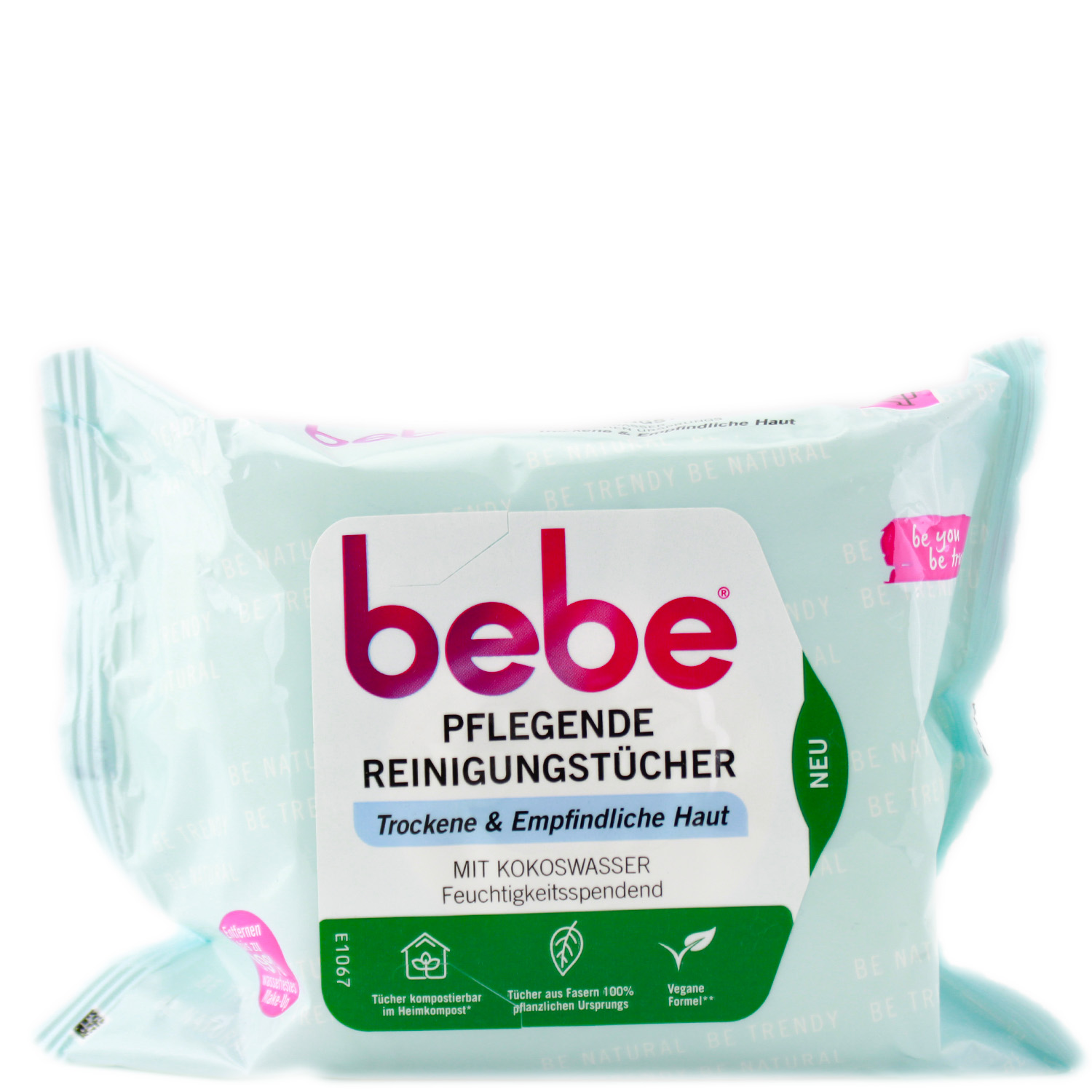 Bebe Pflegende Reinigungstücher für die trockene & empfindliche Haut 25er-Pack