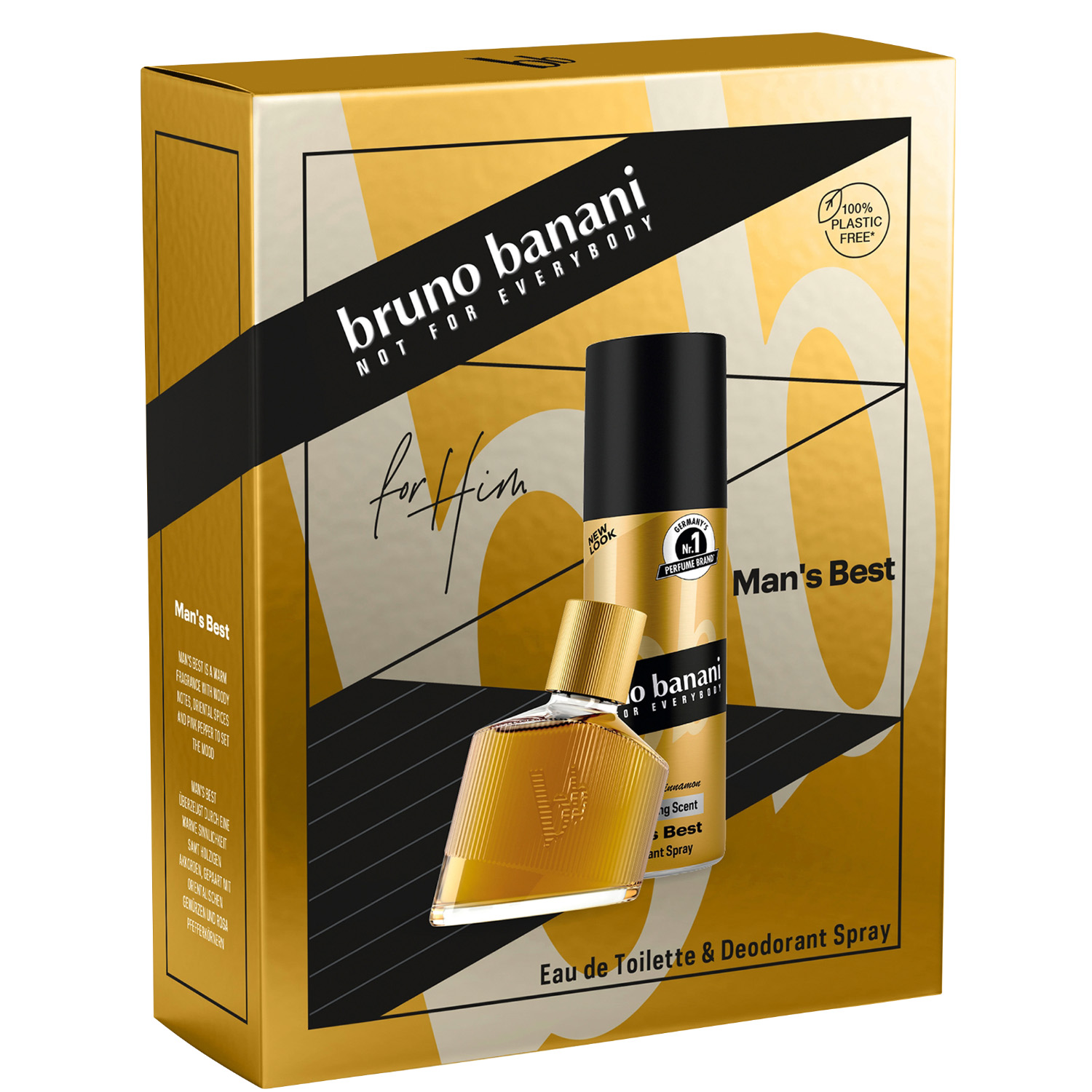 Bruno Banani Man's Best Set Eau de Toilette 30ml & Deodorant Spray 50ml