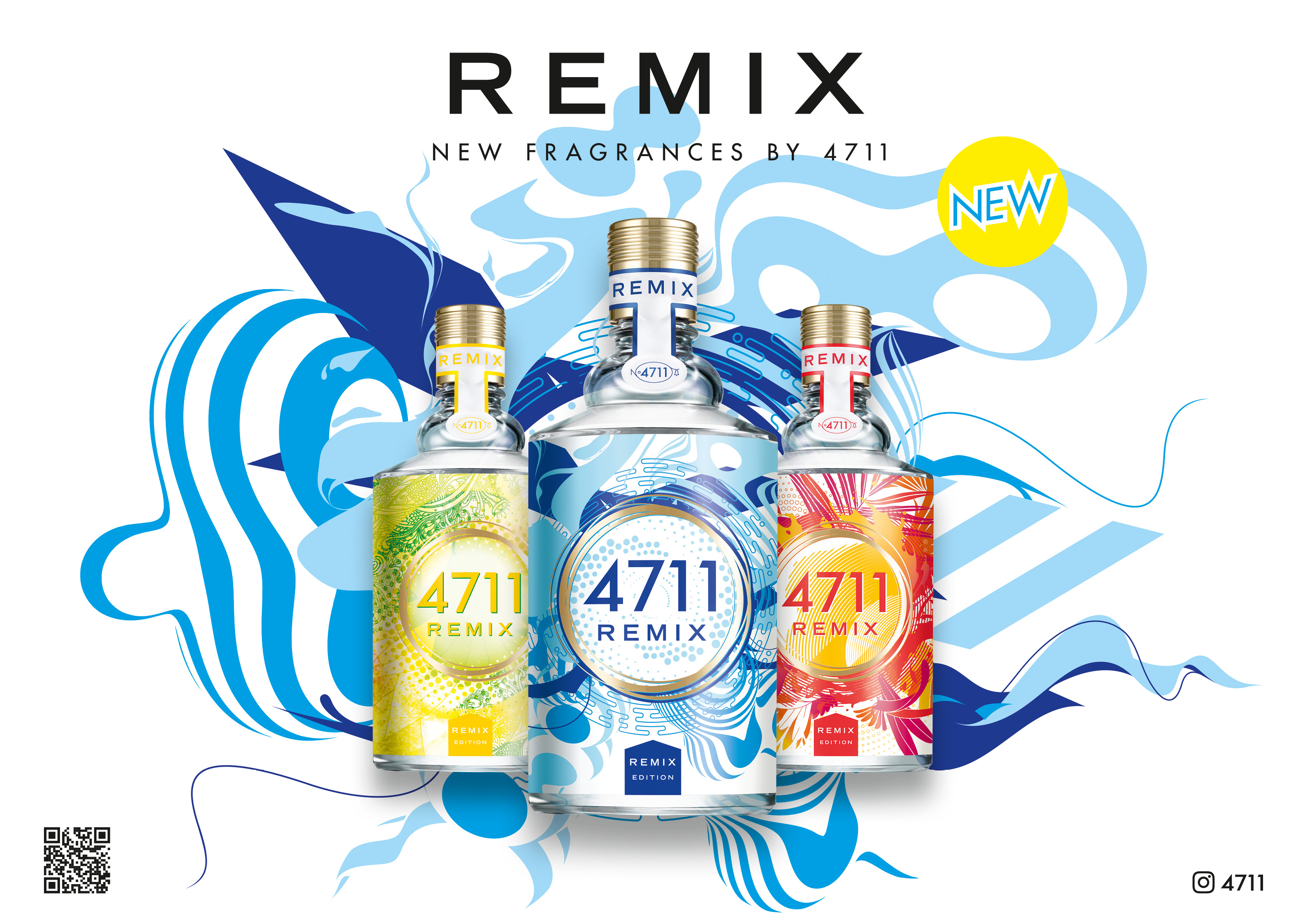 4711 Remix Cologne Sparkling Island Eau de Cologne 100ml