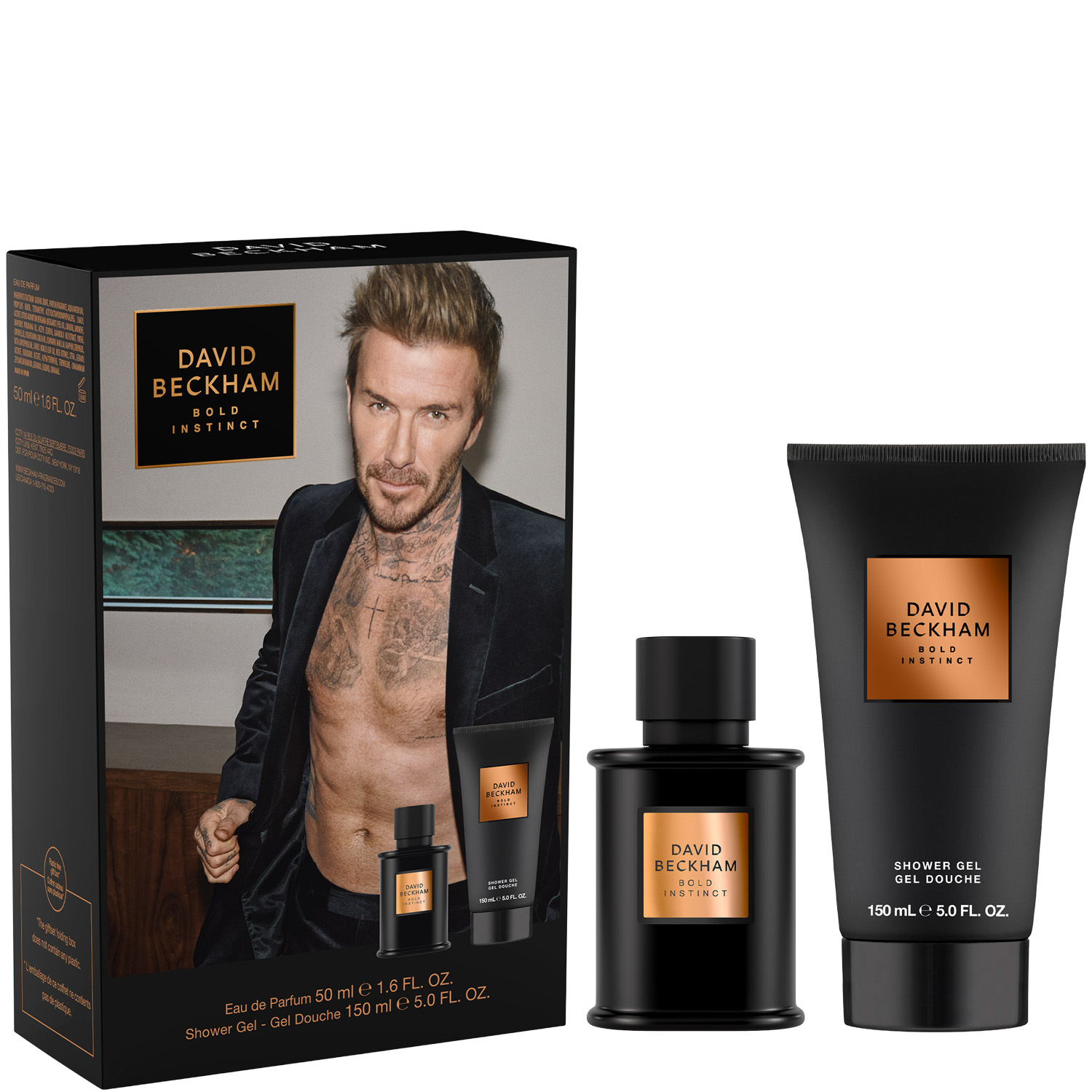David Beckham Bold Instinct Set Eau de Parfum 50ml & Shower Gel 150ml