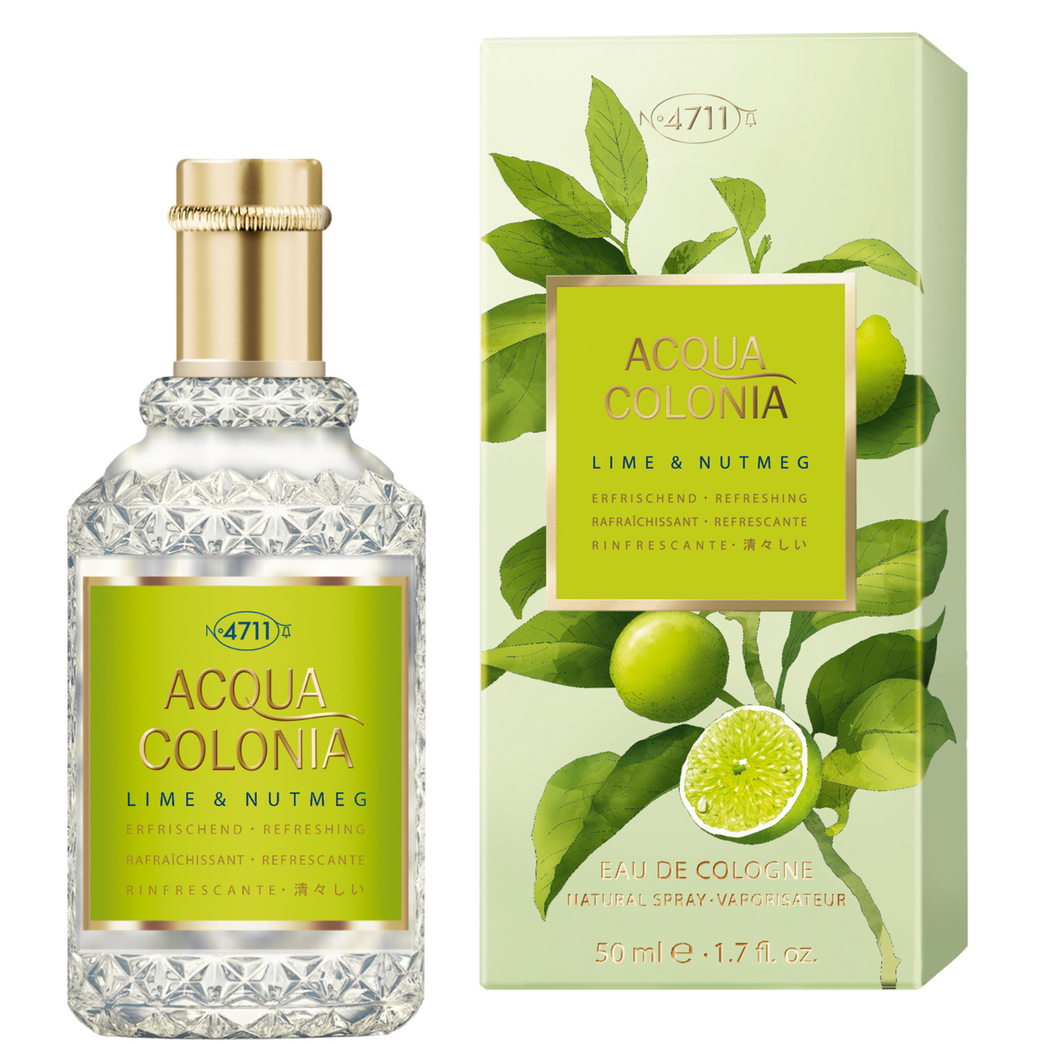 4711 Acqua Colonia Lime & Nutmeg Eau de Cologne 50ml