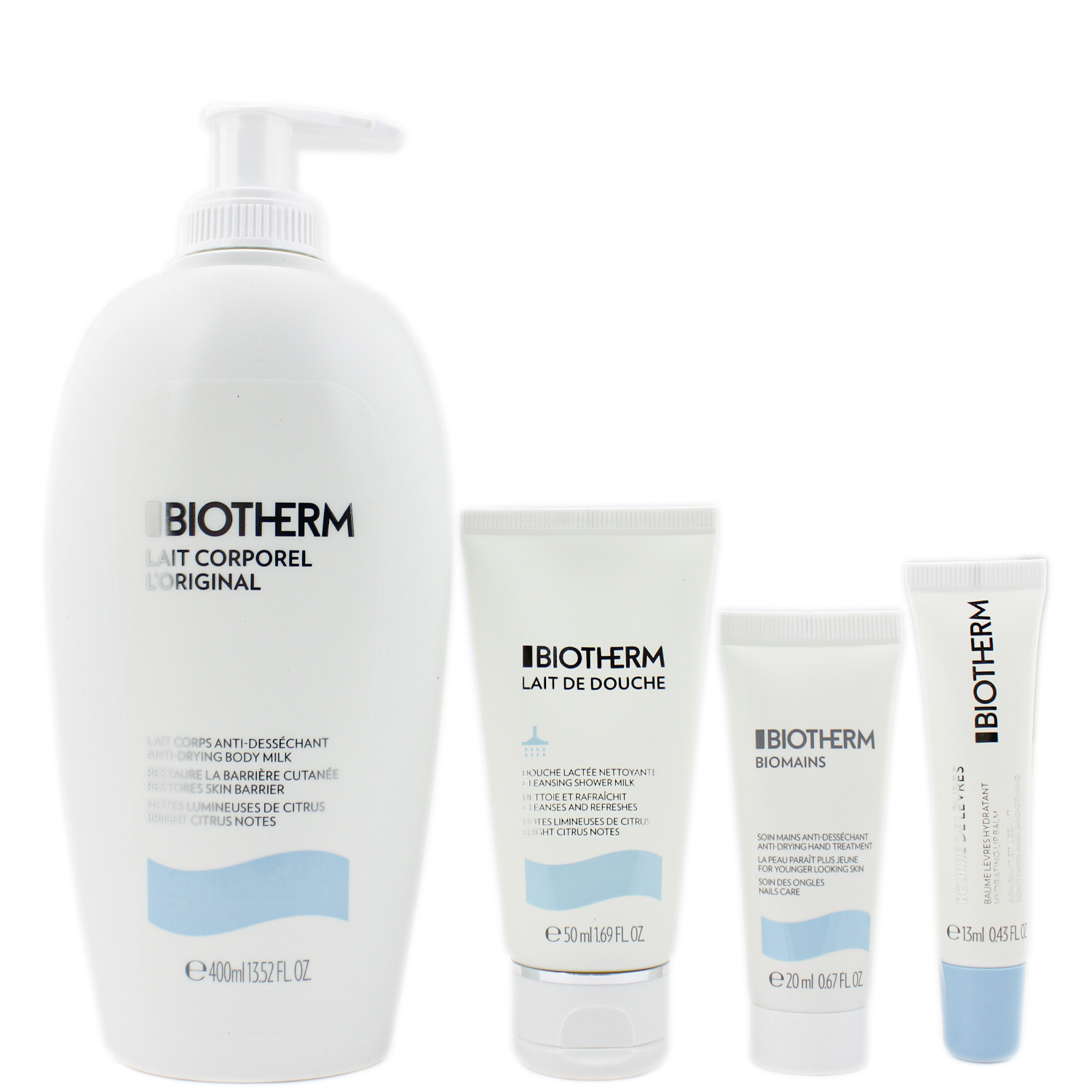 Biotherm Lait Corporel Pflegeset 4-teilig
