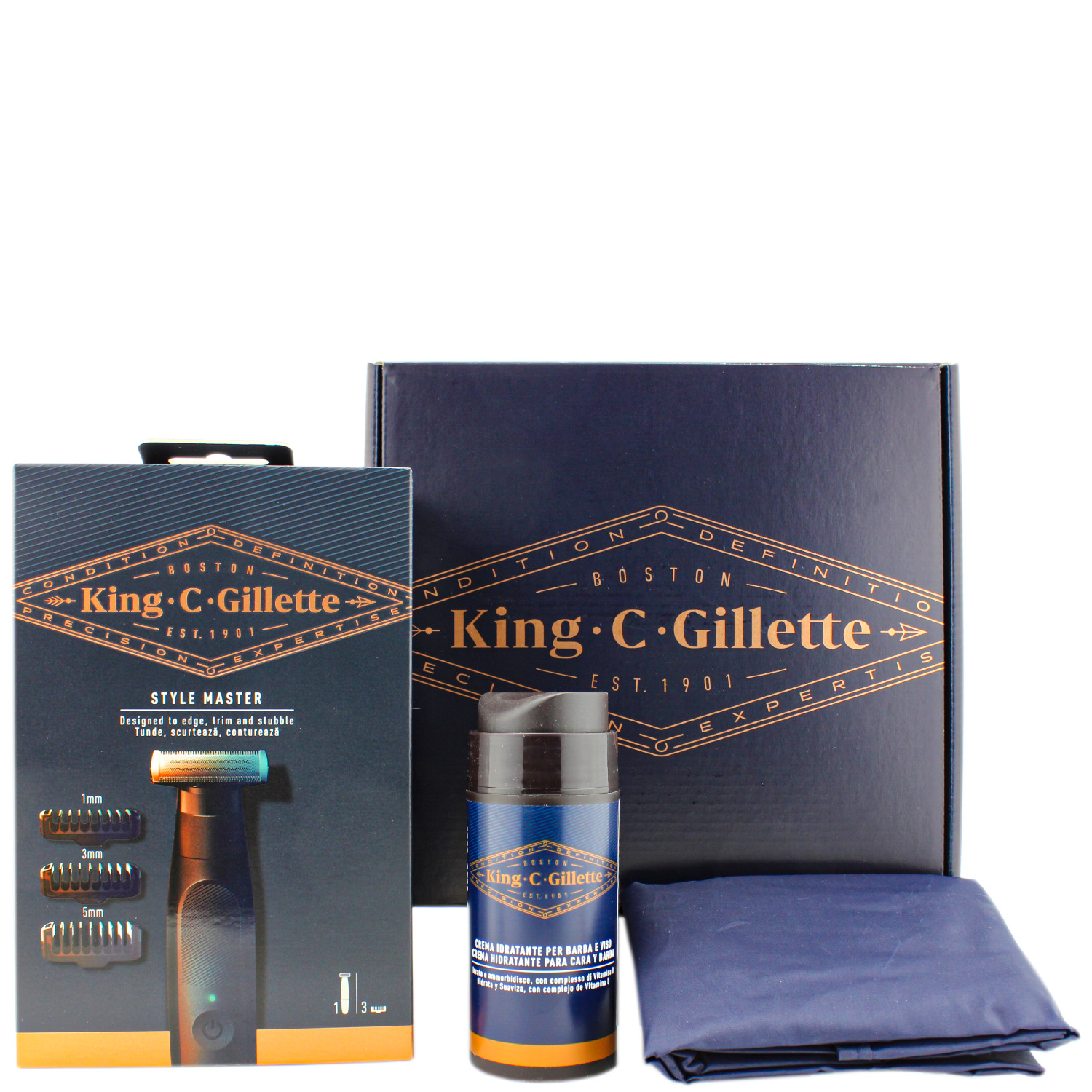 King C. Gillette Style Master Set 3-teilig