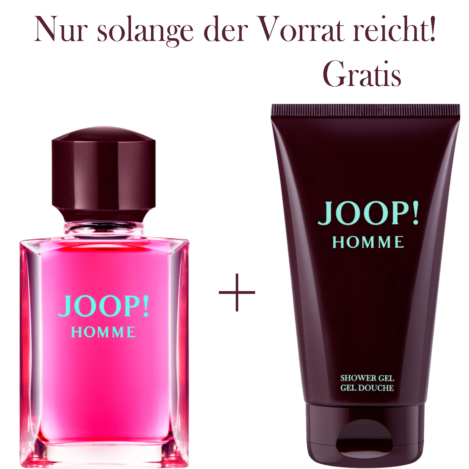 Joop! Homme Eau de Toilette 75ml + Shower Gel 150ml Gratis