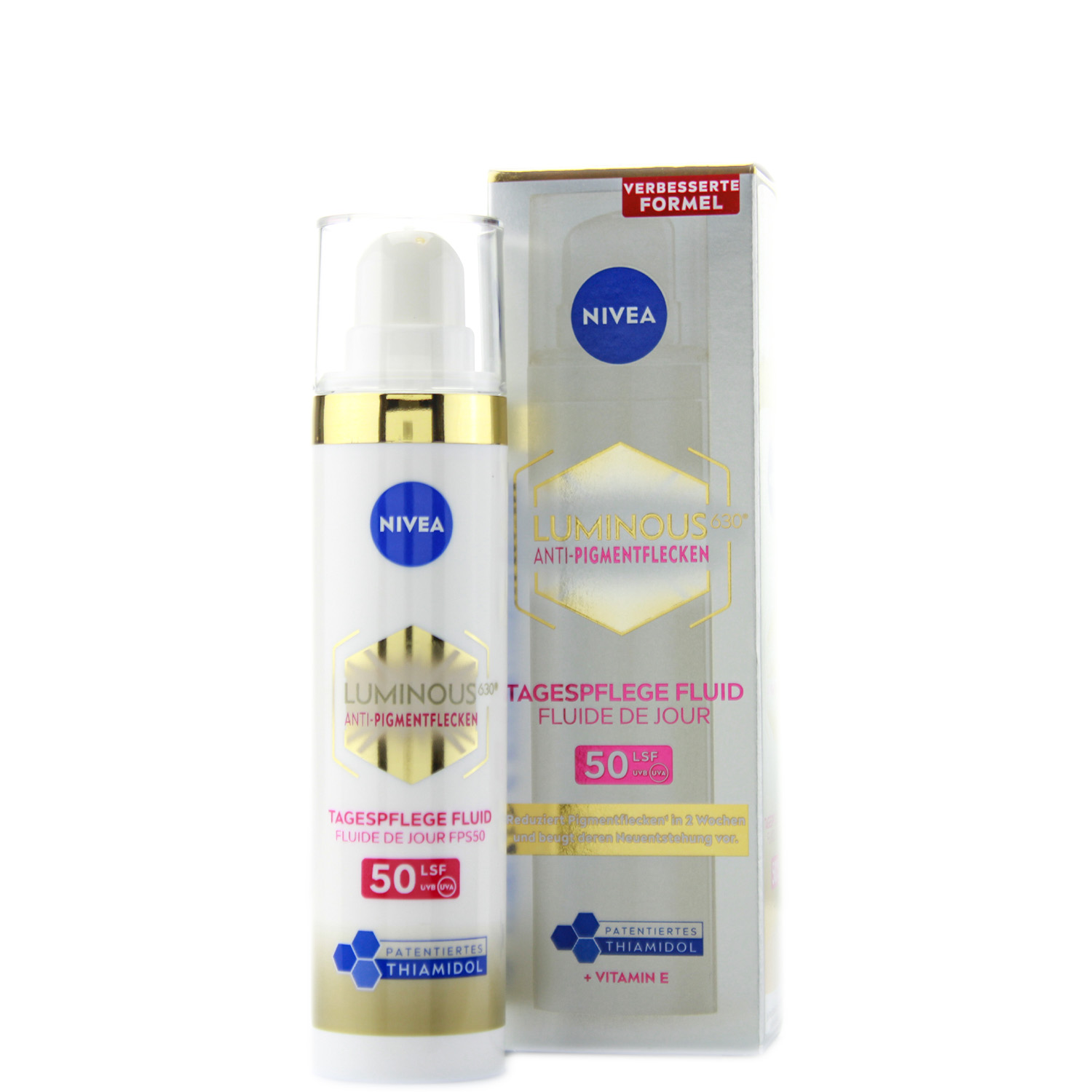 Nivea Luminous 630° Anti-Pigmentflecknen Tagespflege Fluid mit LSF50 40ml