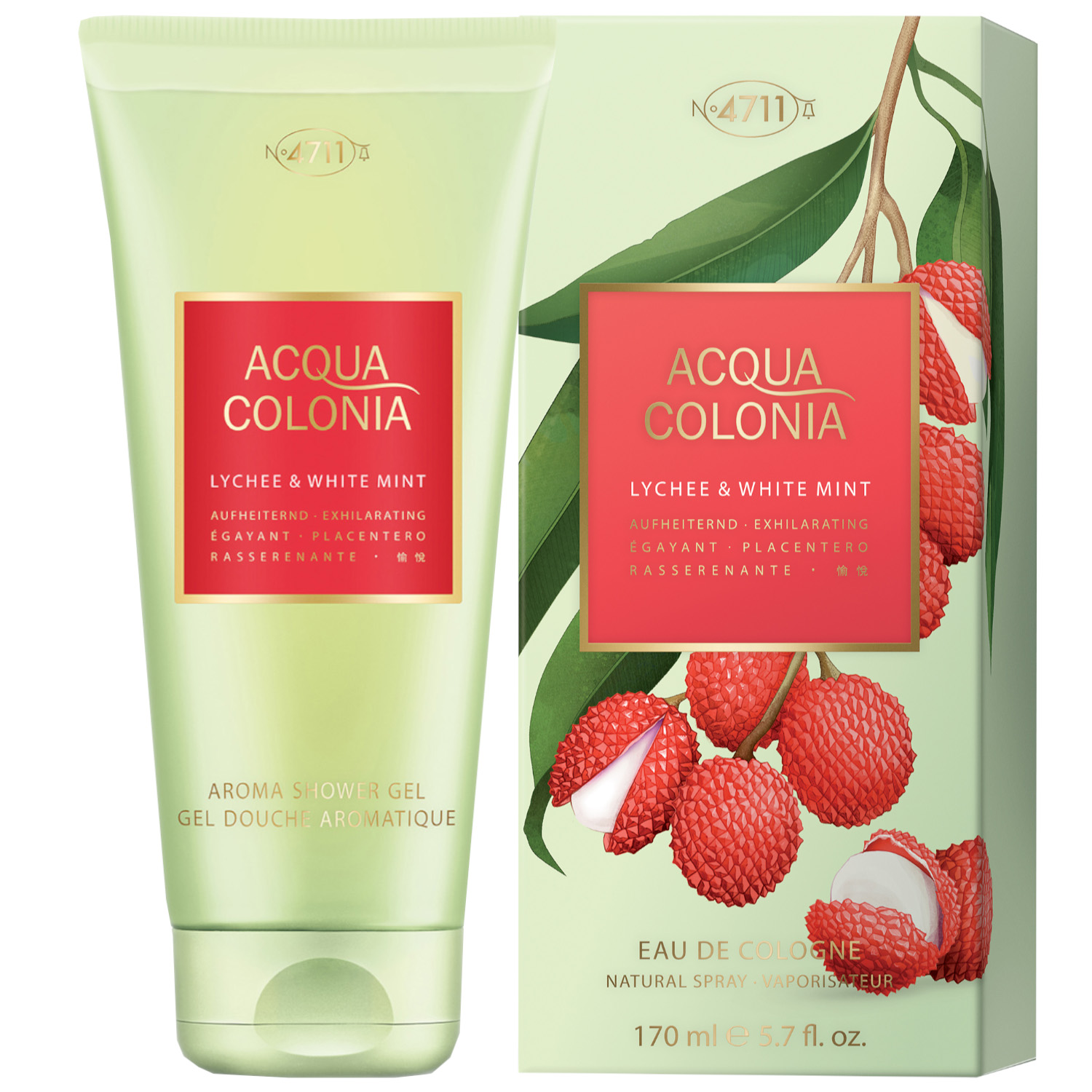 4711 Acqua Colonia Lychee & White Mint Shower Gel 200ml