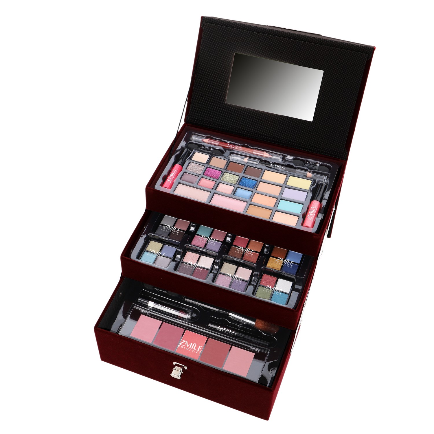 ZMILE Cosmetics Schminkkoffer "Velvety" 74-teilig