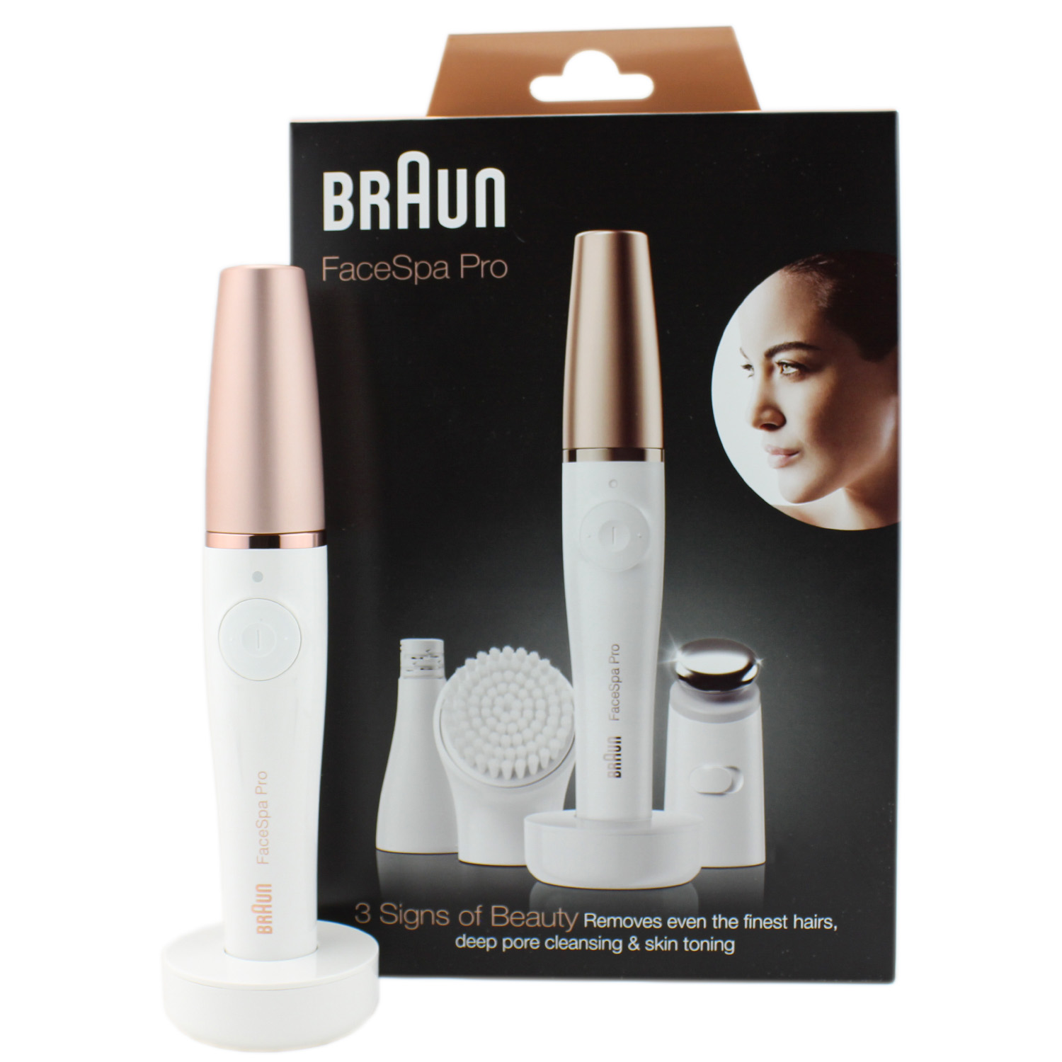 Braun FaceSpa Pro 911 3-in-1 Gesichts Beauty-System