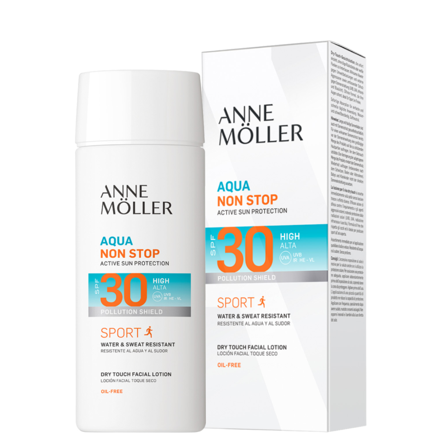 Anne Möller Aqua Non Stop Dry Touch Facial Lotion SPF30 75ml