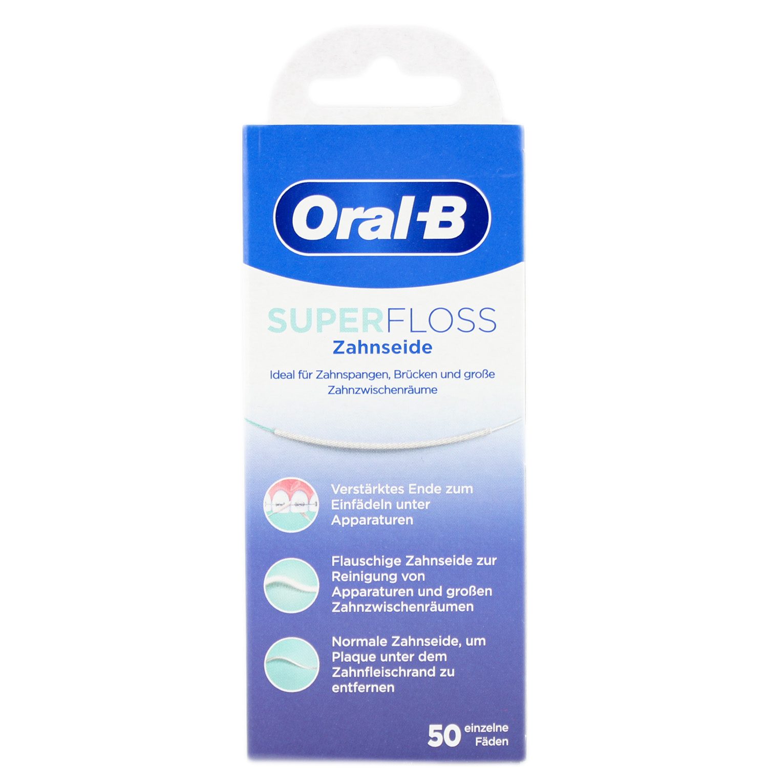 Oral-B Superfloss Zahnseide 50 Fäden