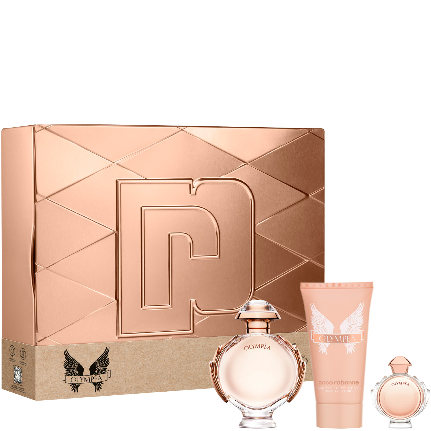 Rabanne Olympéa Set 2022 Eau de Parfum 50ml, Eau de Parfum 6ml & Body Lotion 75ml