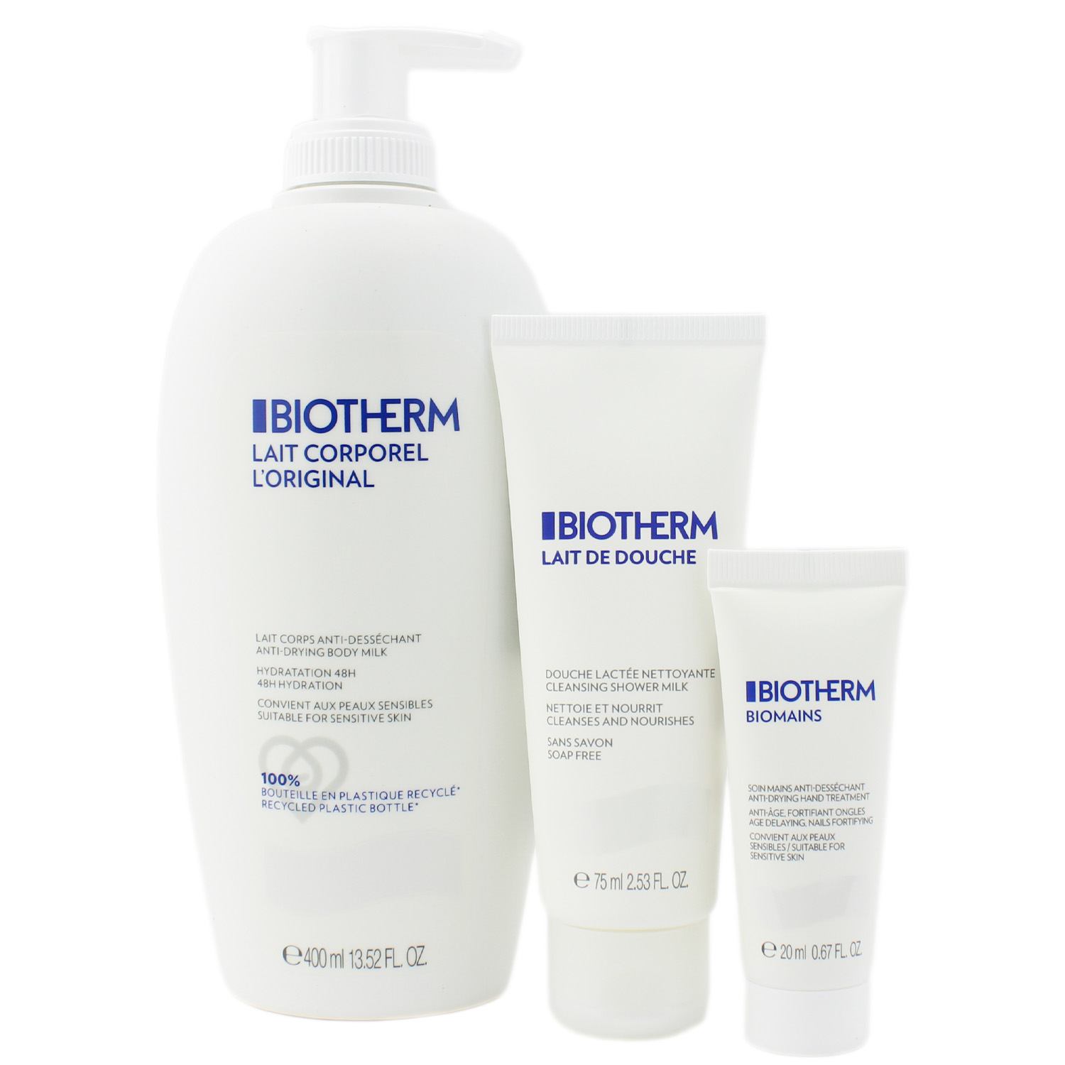 Biotherm Lait Corporel Pflegeset 3-teilig