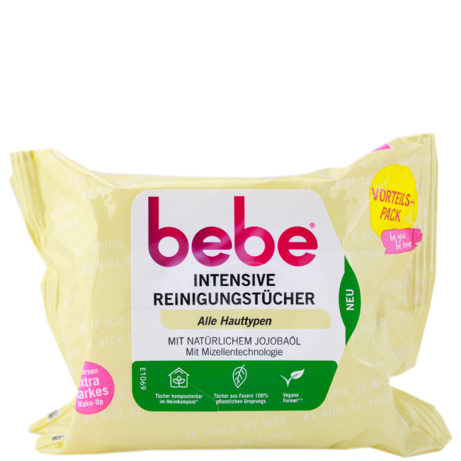 Bebe Intensive Reinigungstücher für alle Hauttypen 2 x 25er Vorteilspack