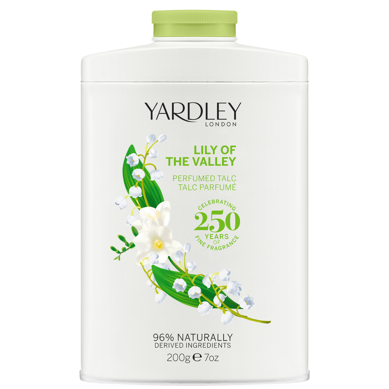 Yardley Lily of the Valley Köperpuder 200g Yardley Lily of the Valley Köperpuder 200g