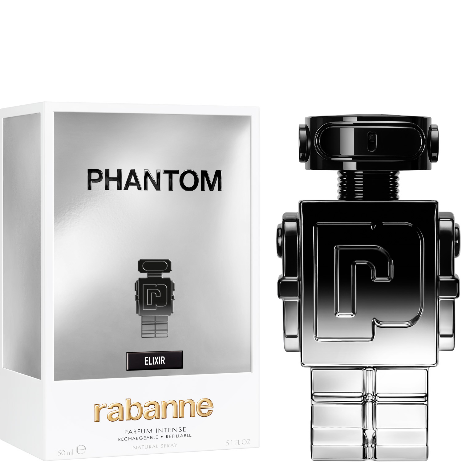 Rabanne Phantom Elixir Parfum Intense Refillable 150ml