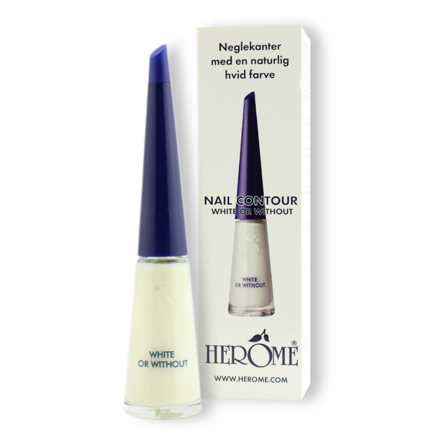 Herôme Perfect Nail Contour White or Without (Nagelkonturlack) 10ml
