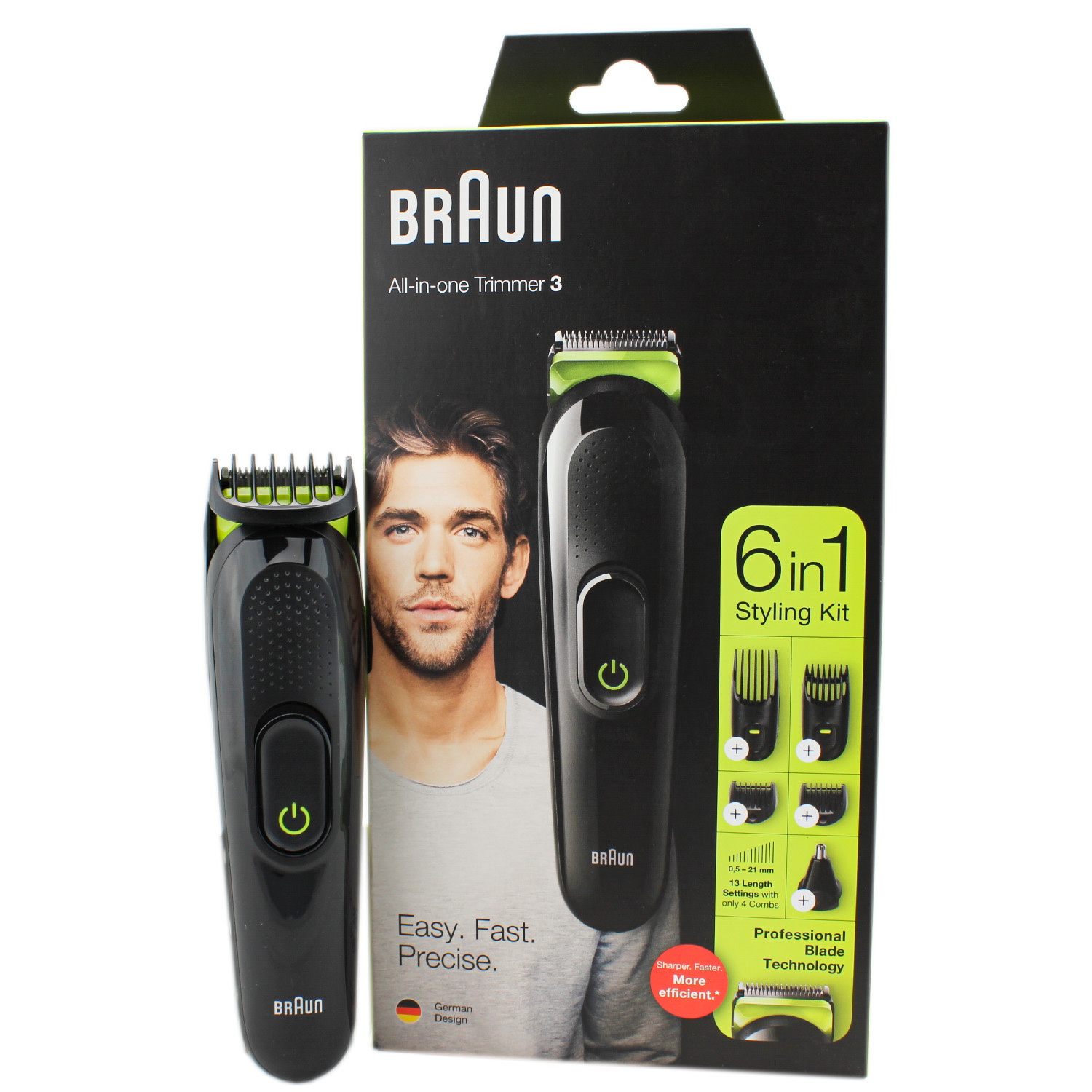 Braun All-In-One Trimmer3 MGK3221 6in1 Styling Kit