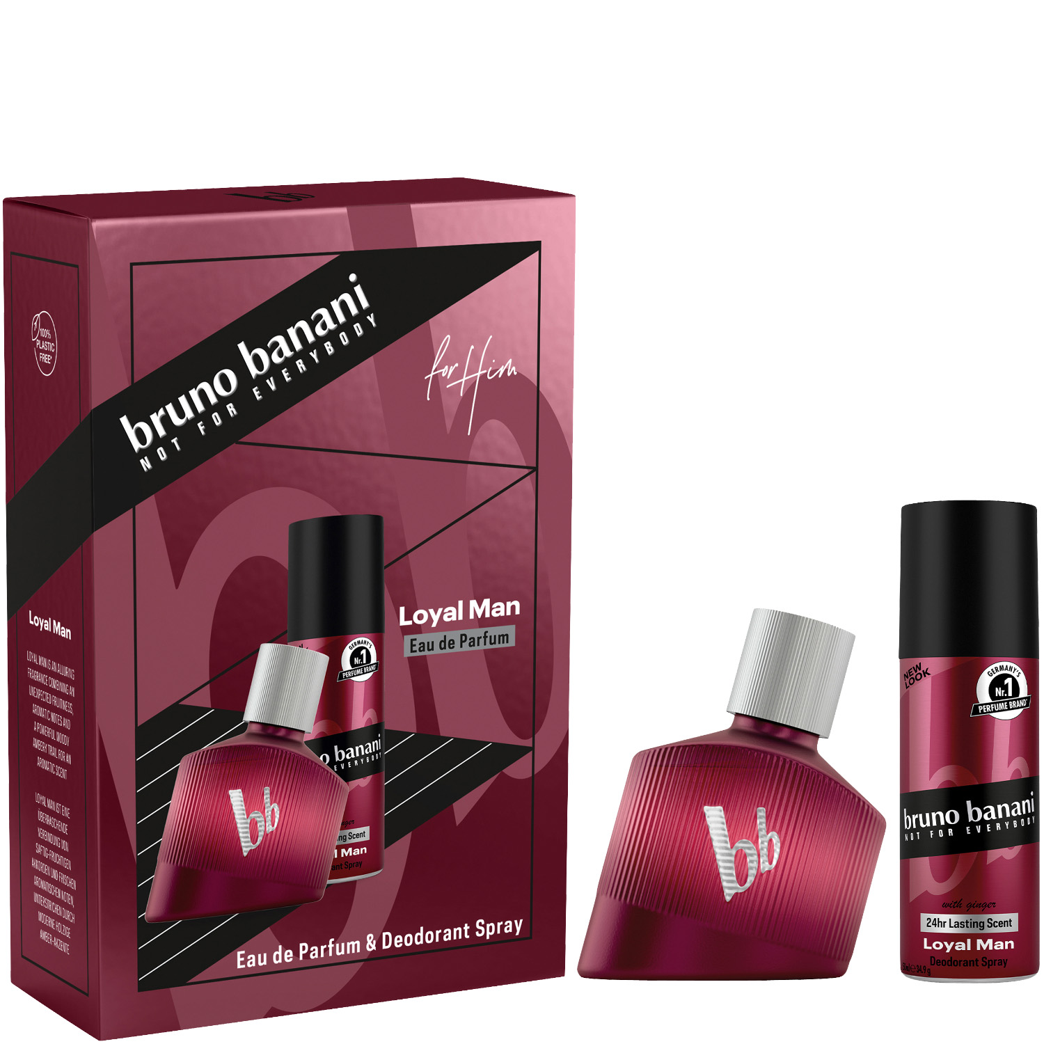 Bruno Banani Loyal Man Set Eau de Parfum 30ml & Deodorant Spray 50ml