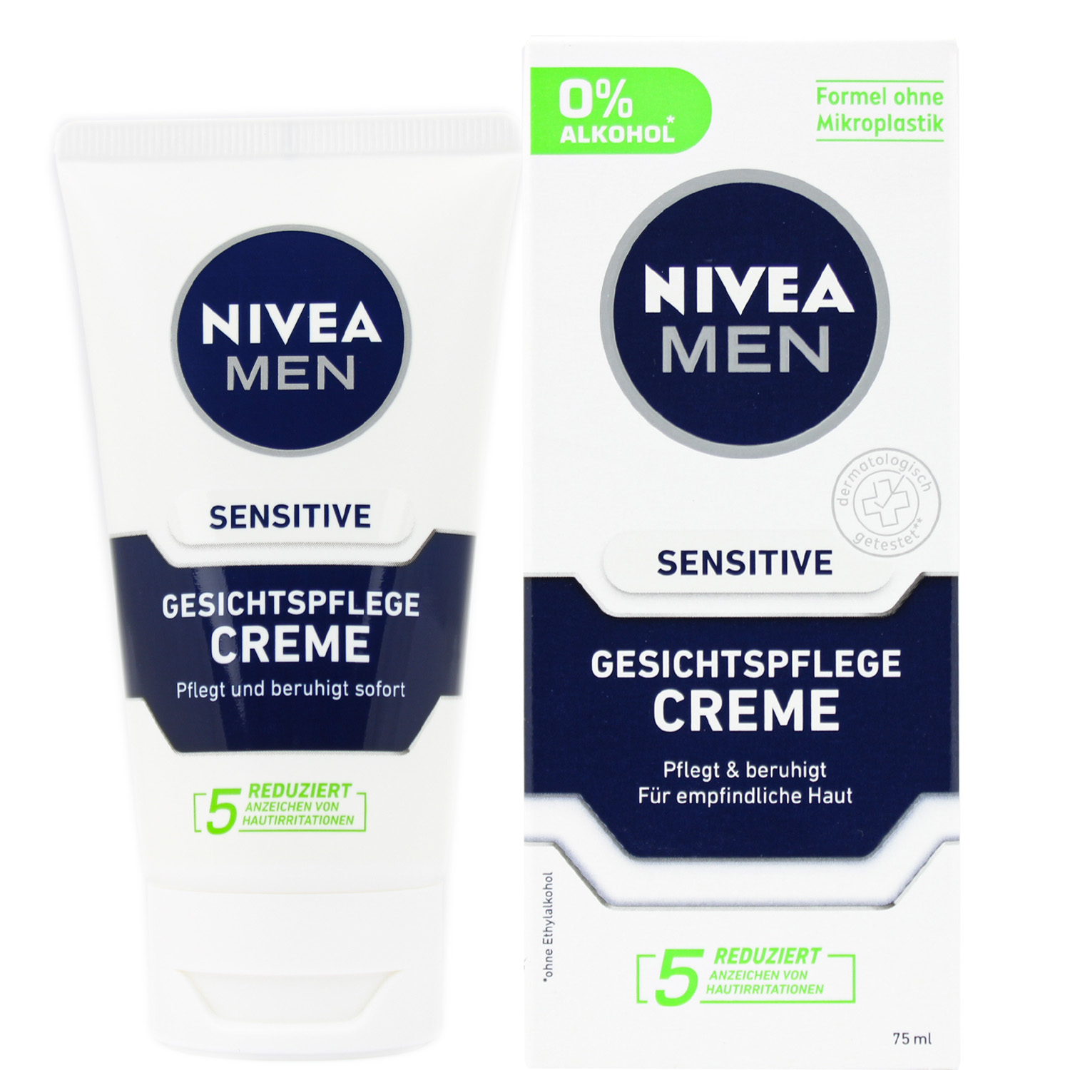 Nivea Men Sensitive Gesichtspflege Creme 75ml