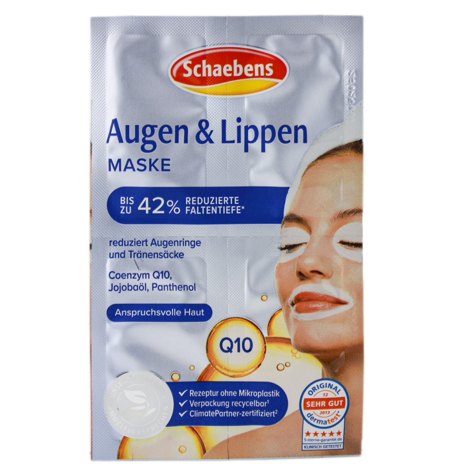 Schaebens Augen & Lippen Maske 4 x 1,5ml