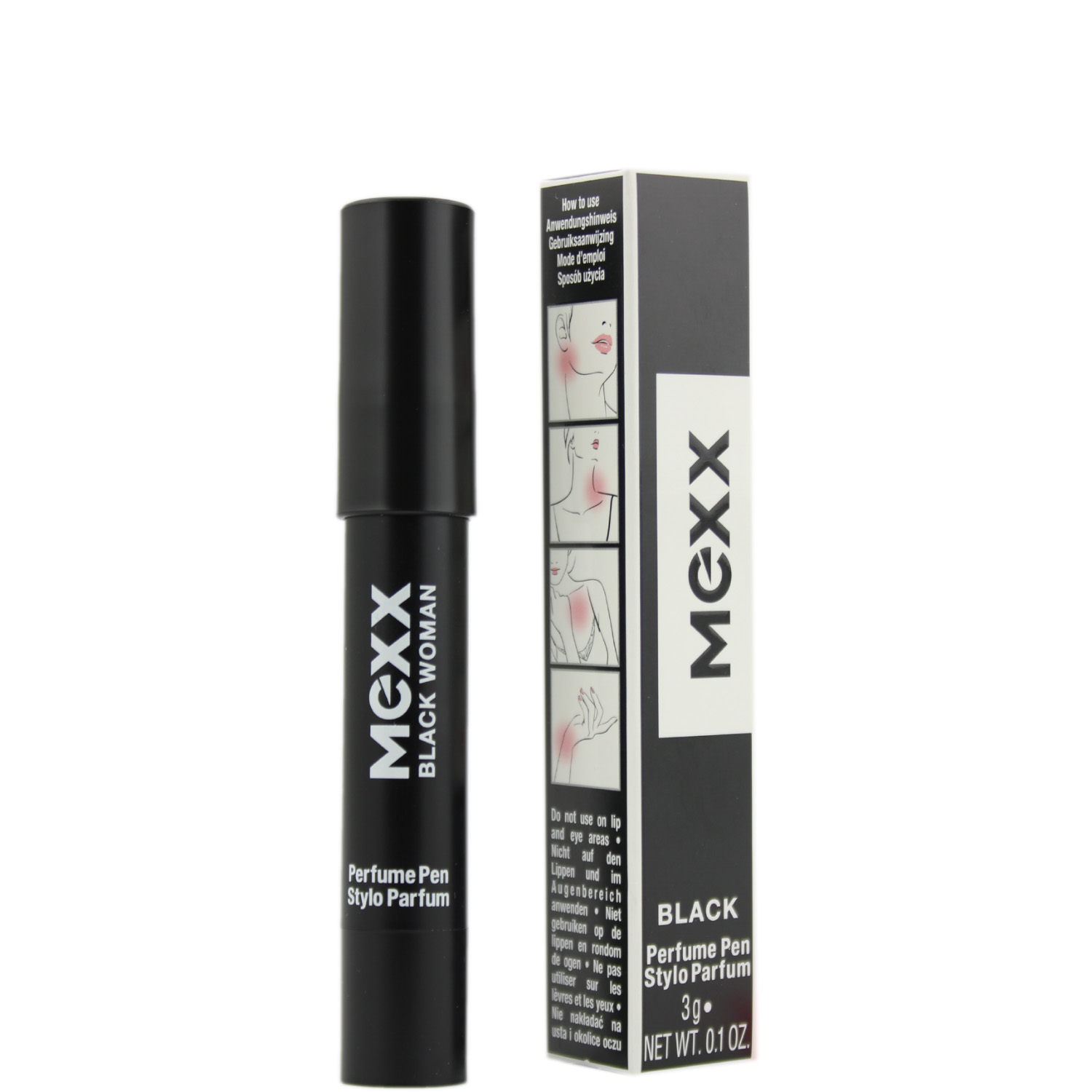 Mexx Black Woman Parfum Pen 3g