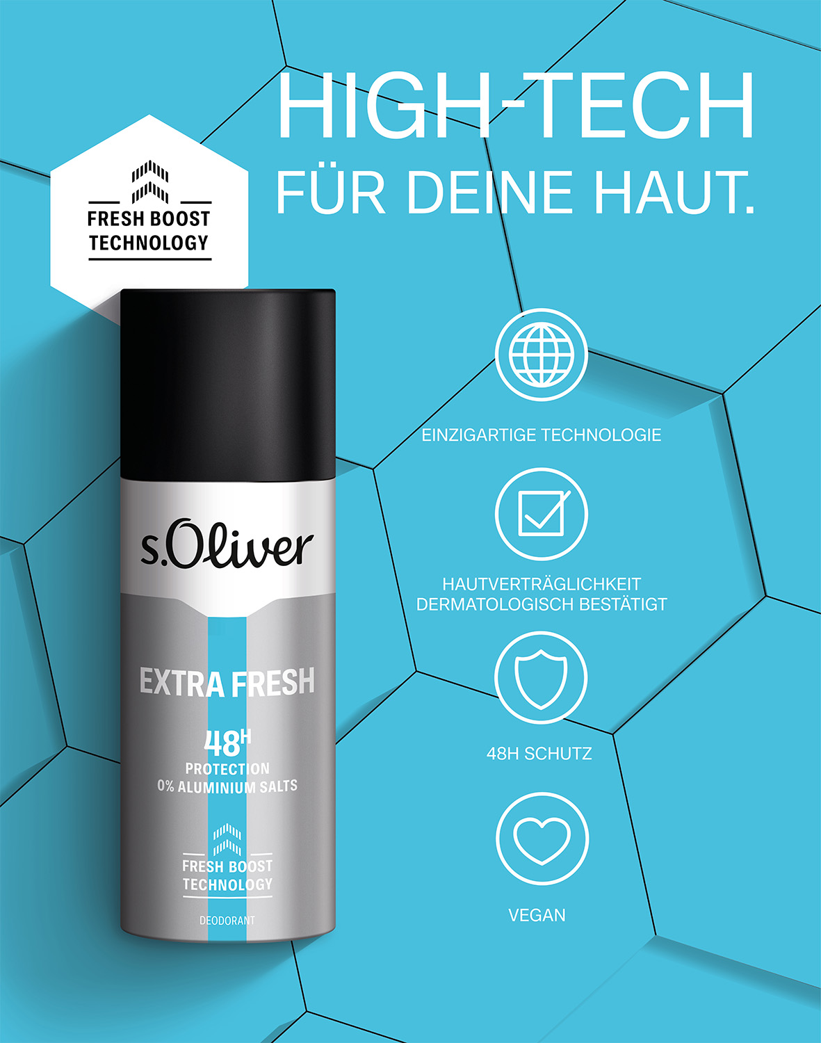 S.Oliver Extra Fresh Men Deodorant Spray 150ml