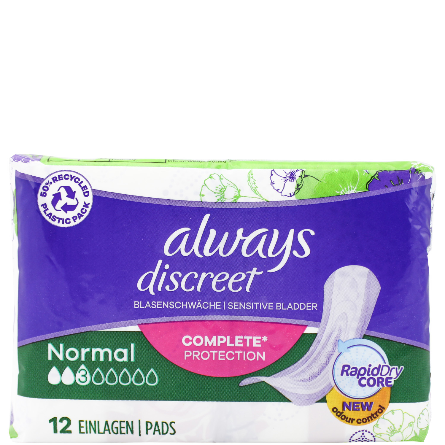 Always Discreet Einlagen bei Blasenschwäche Normal 12er-Pack