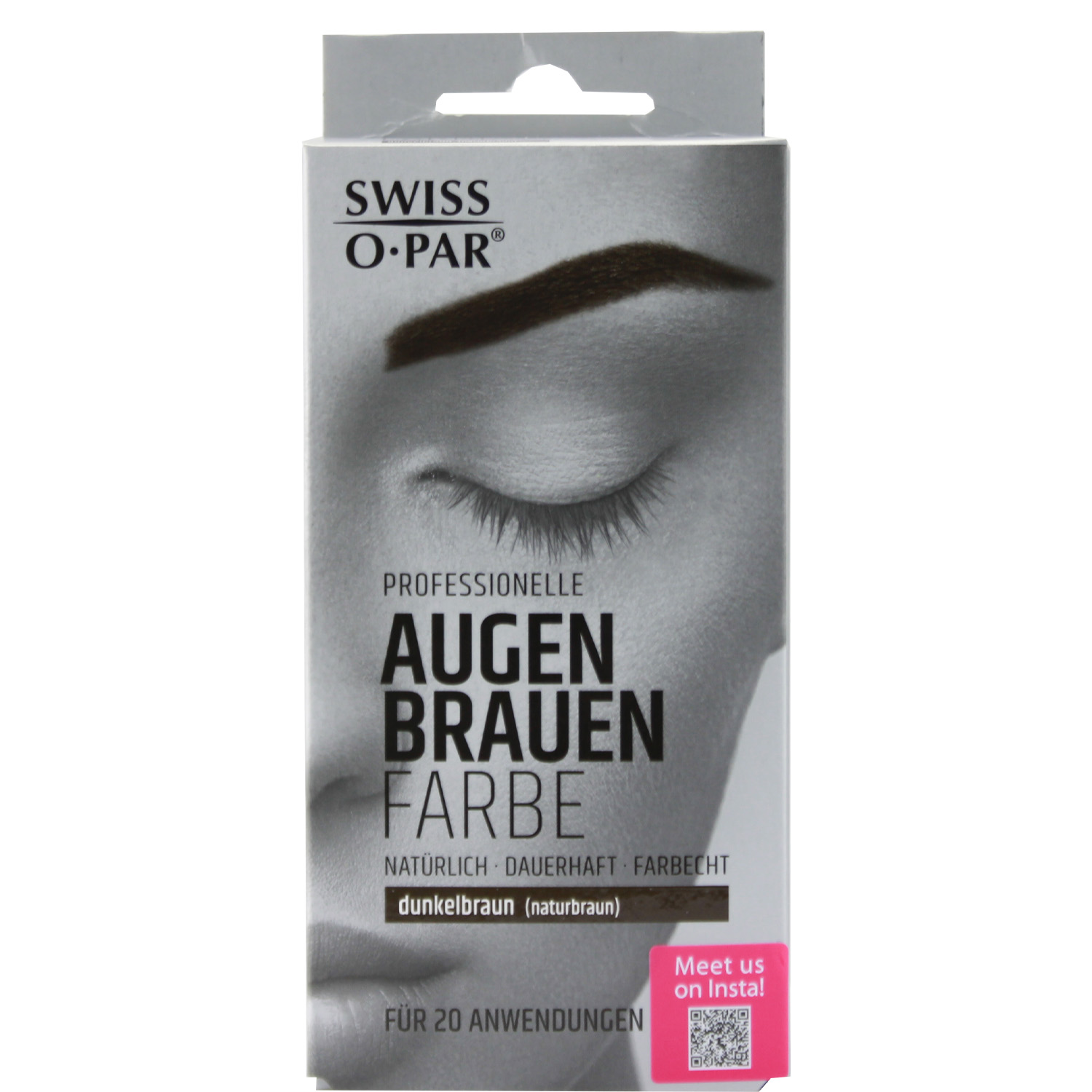 Swiss-o-Par Augenbrauenfarbe Dunkelbraun (Naturbraun)