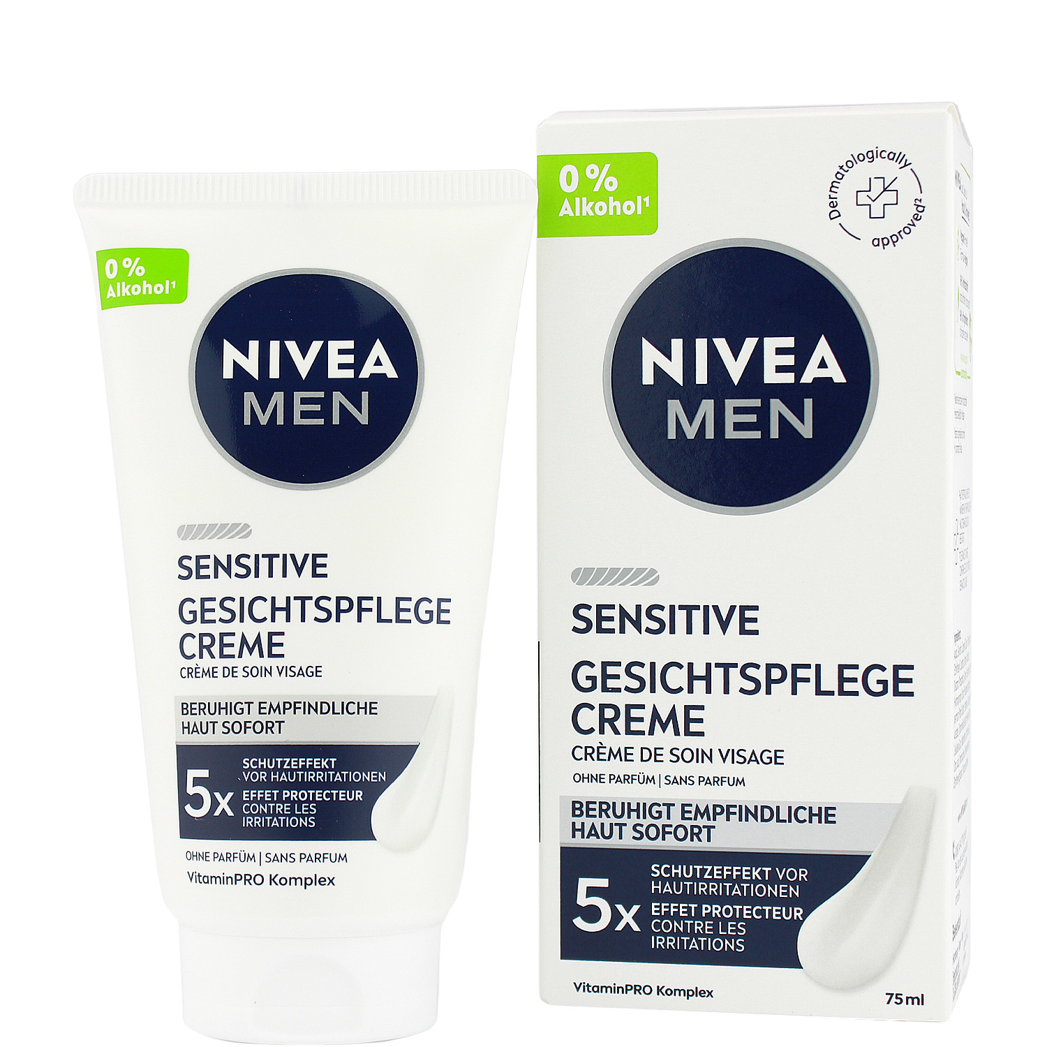 Nivea Men Sensitive Gesichtspflege Creme 75ml