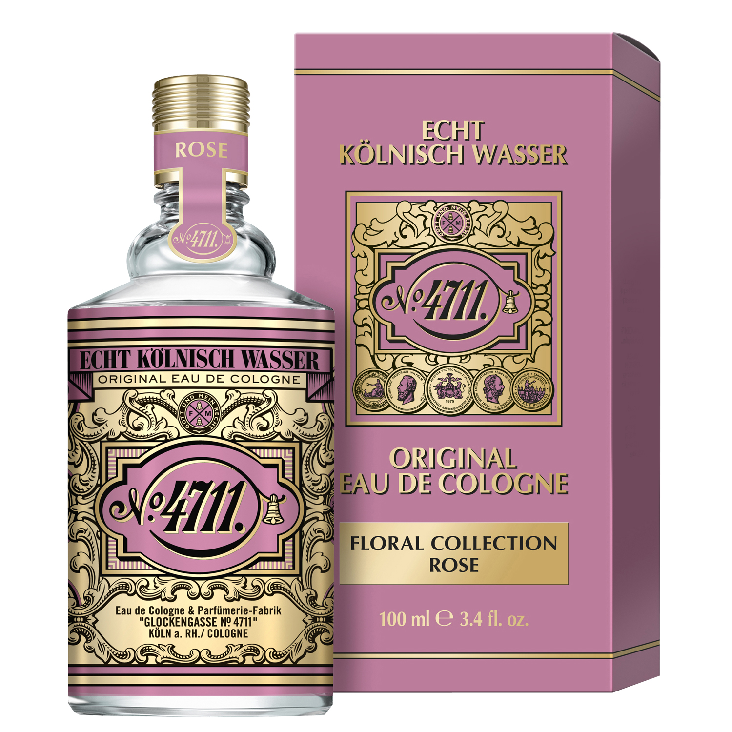 4711 Floral Collection Rose Eau de Cologne 100ml