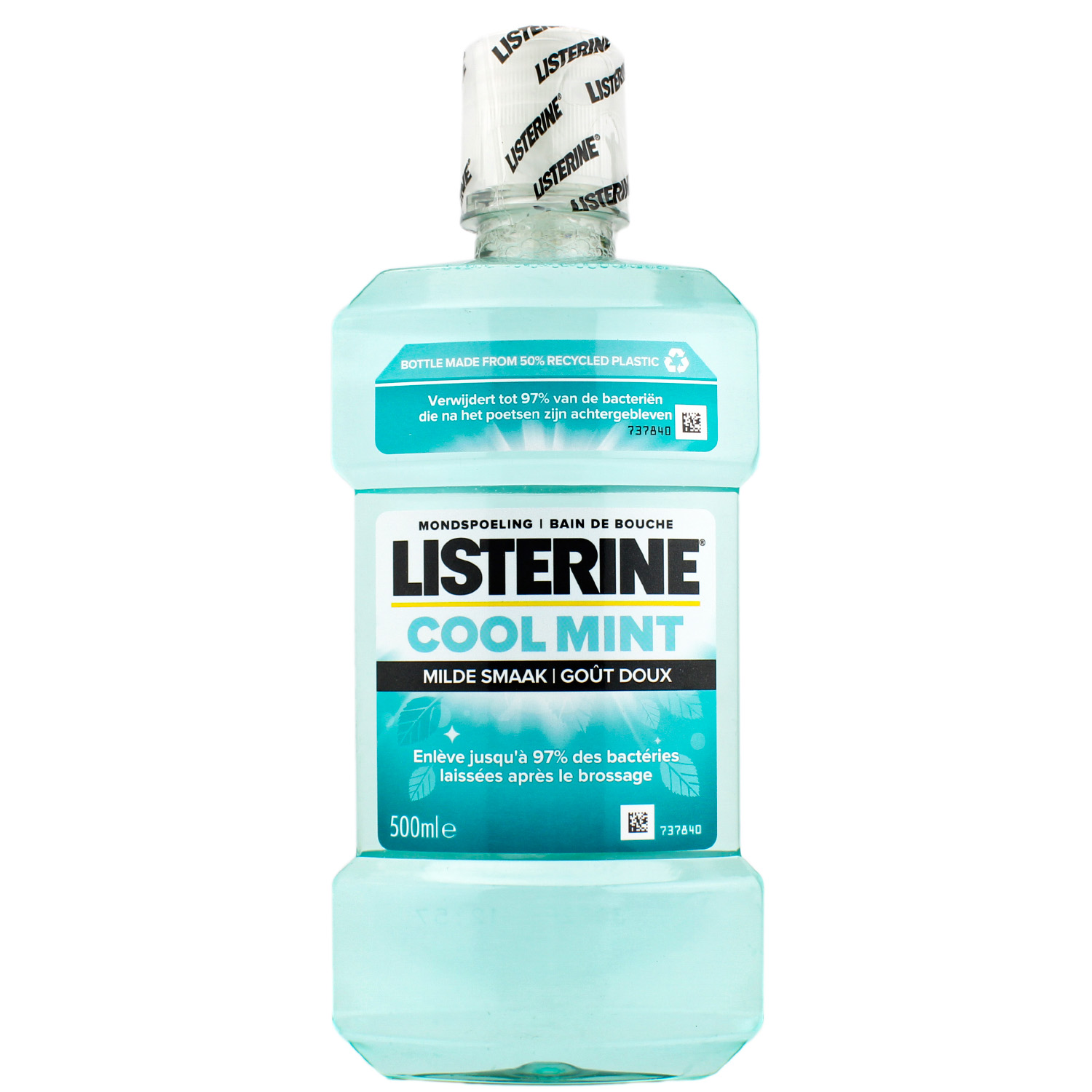 Listerine Cool Mint Mundspülung Milder Geschmack 500ml