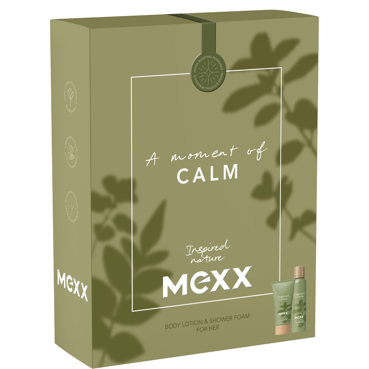 Mexx Inspired Nature for Her Set Body Lotion 150ml & Shower Foam 150ml