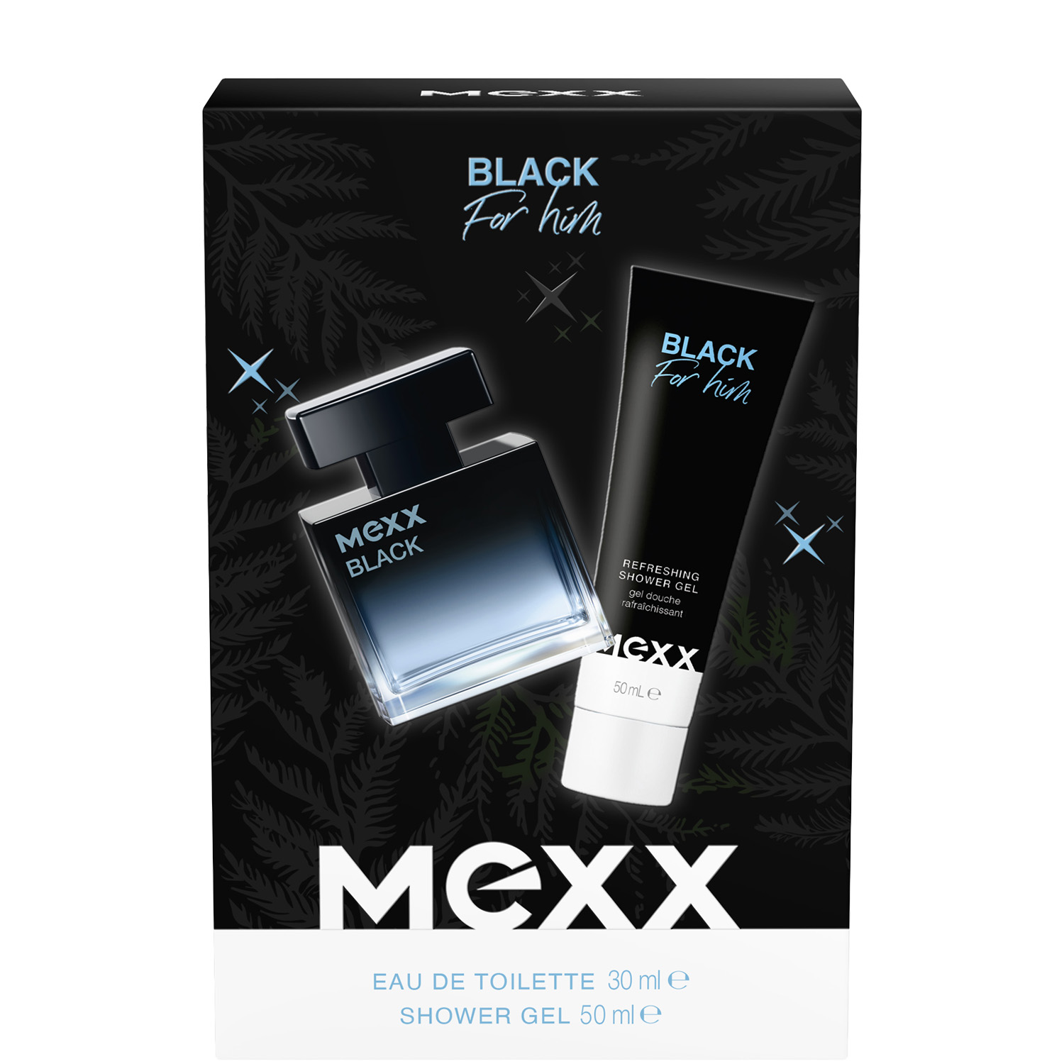 Mexx Black Man Set Eau de Toilette 30ml & Shower Gel 50ml