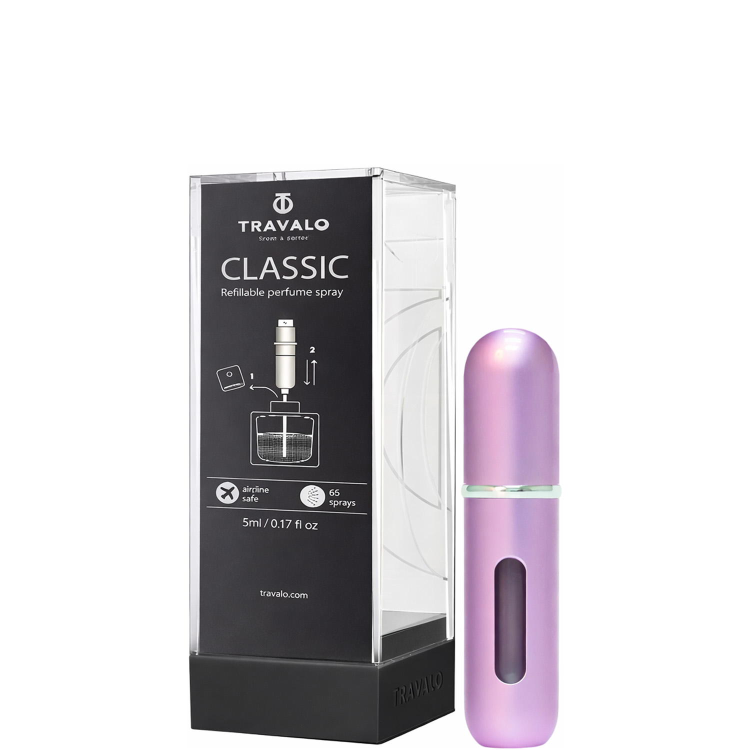 Travalo Classic HD Parfümzerstäuber in Rosa 1er