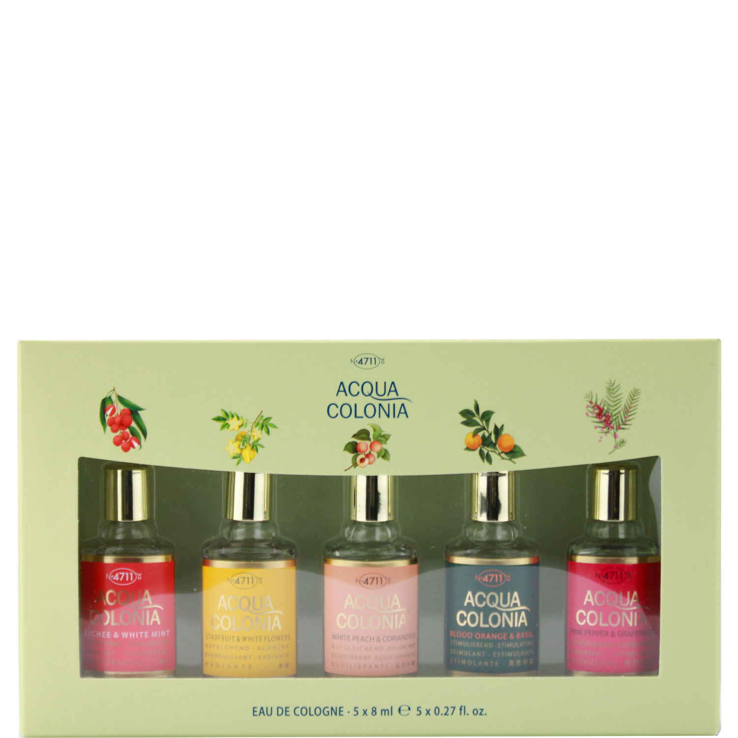 4711 Acqua Colonia Eau de Cologne Miniatur Set 5-teilig