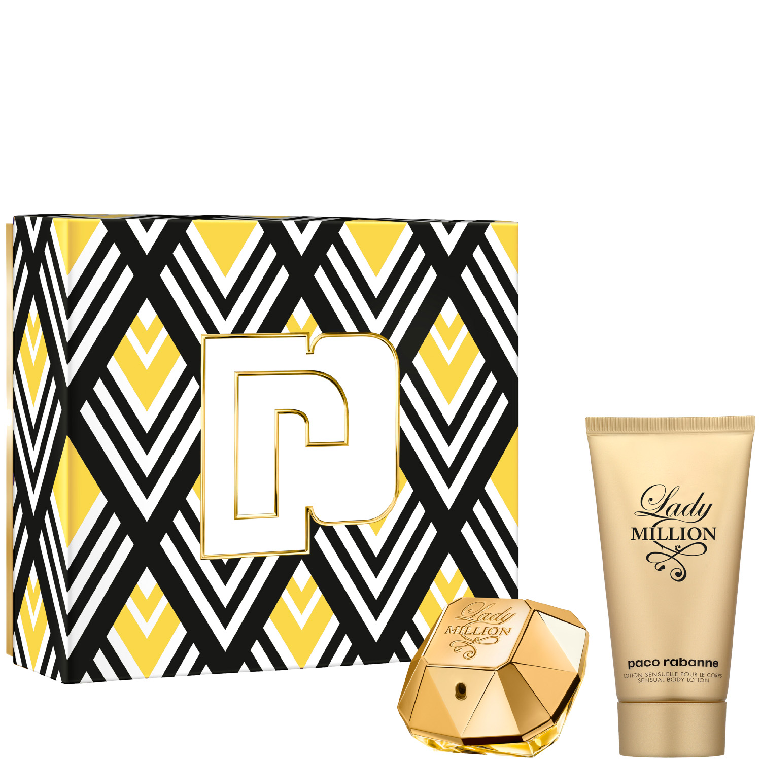 Rabanne Lady Million Set 2023 Eau de Parfum 50ml & Body Lotion 75ml