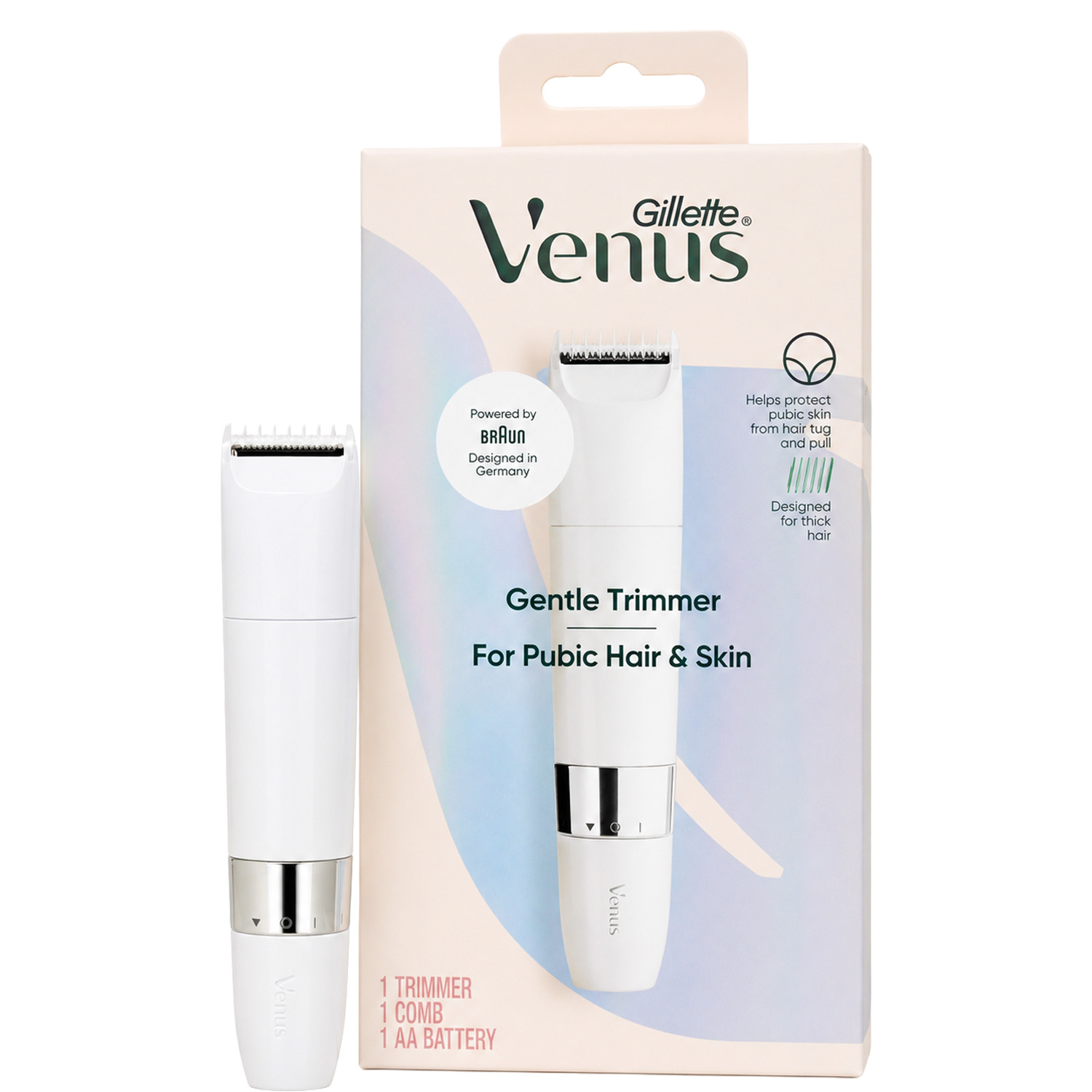 Gillette Venus Gentle Trimmer Powerd by Braun