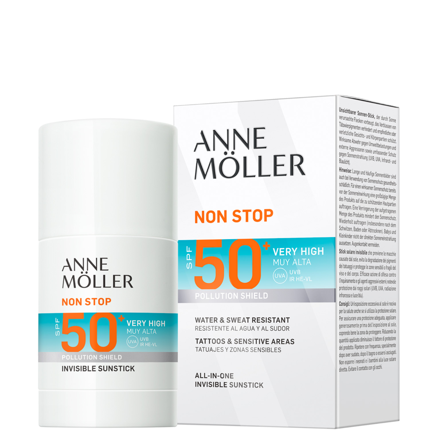 Anne Möller Non Stop Invisible Sunstick SPF50+ 25g