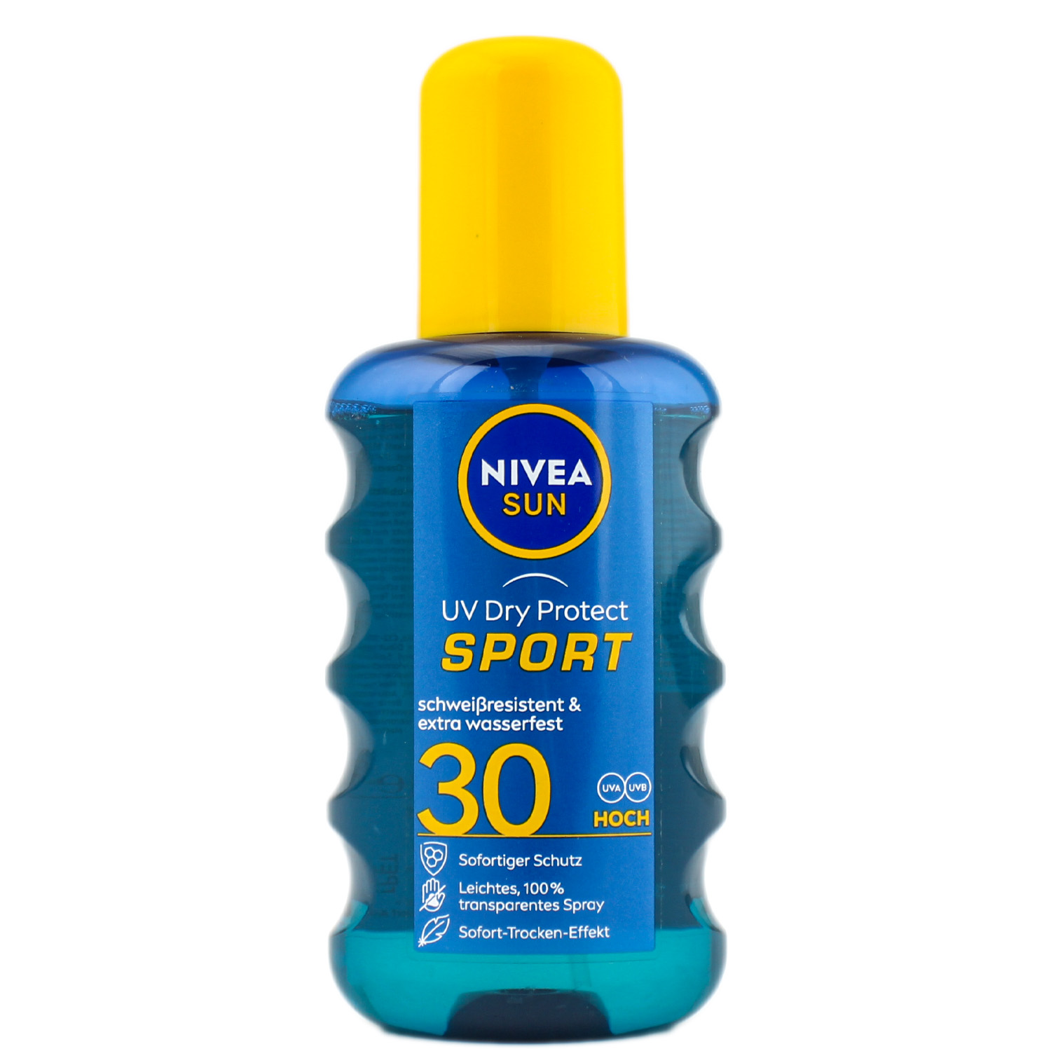 Nivea Sun UV Dry Protect Sport Transparentes Sonnenspray mit LSF30 200ml