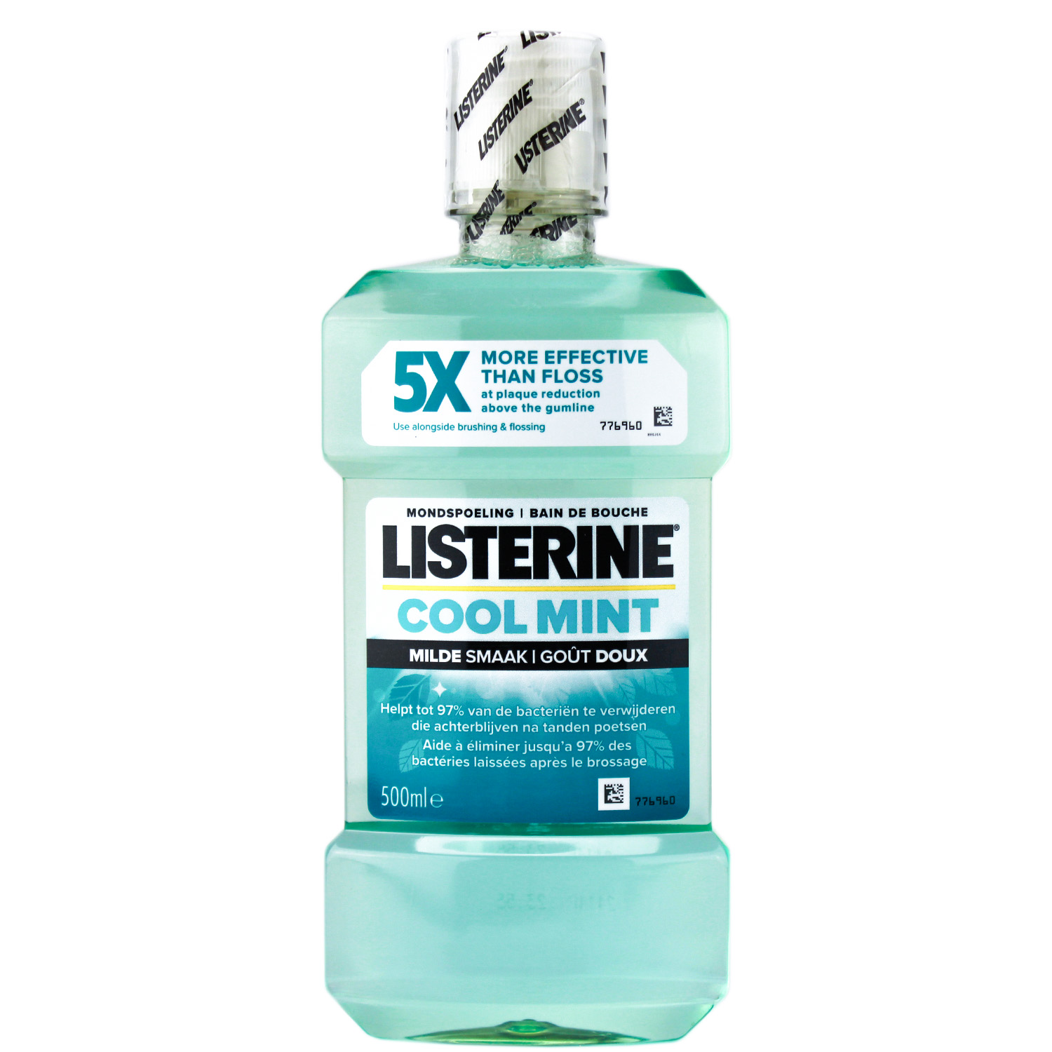 Listerine Cool Mint Mundspülung Milder Geschmack 500ml