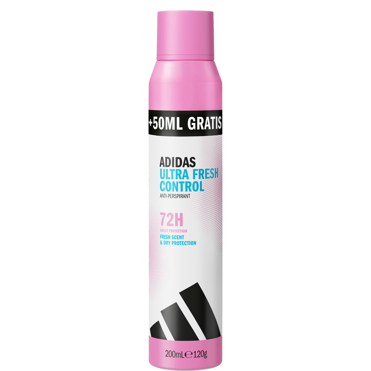 Adidas for Woman Ultra Fresh Control 72H Deodorant Spray 150ml + 50ml GRATIS