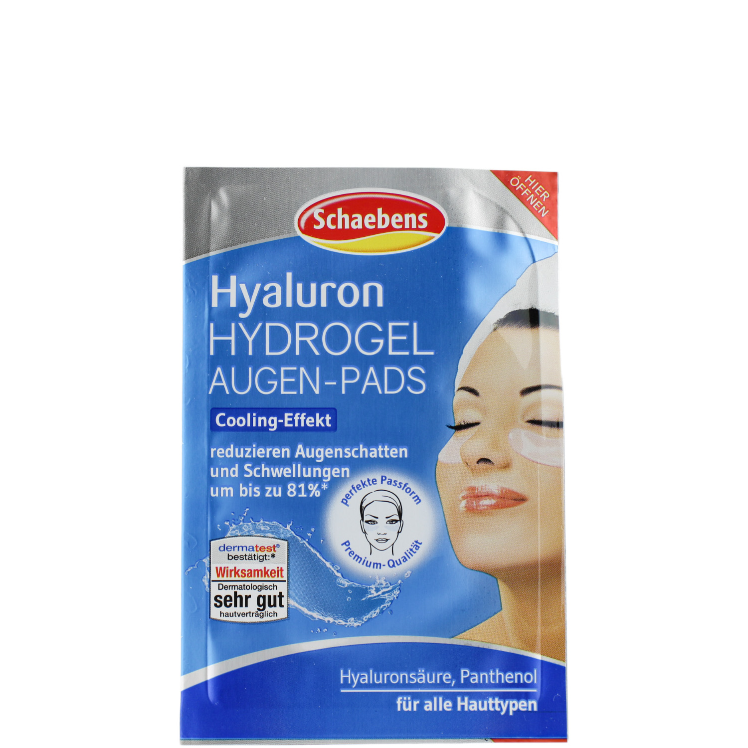 Schaebens Hyaluron Hydrogel Augen-Pads 1 Paar