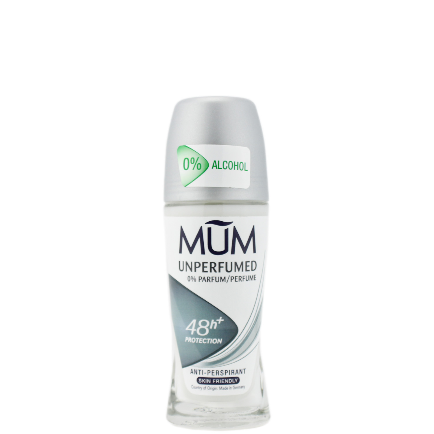 Mum Unperfumed 48h+ Antitranspirant Deodorant Roll-On 50ml