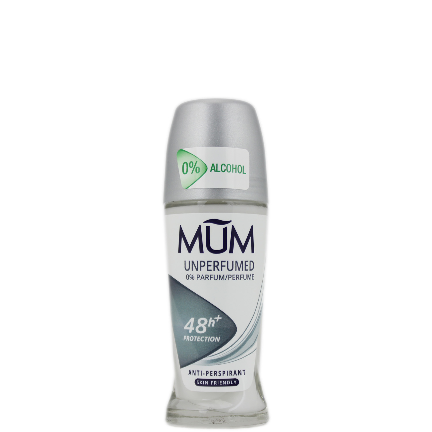 Mum Unperfumed 48h+ Antitranspirant Deodorant Roll-On 50ml