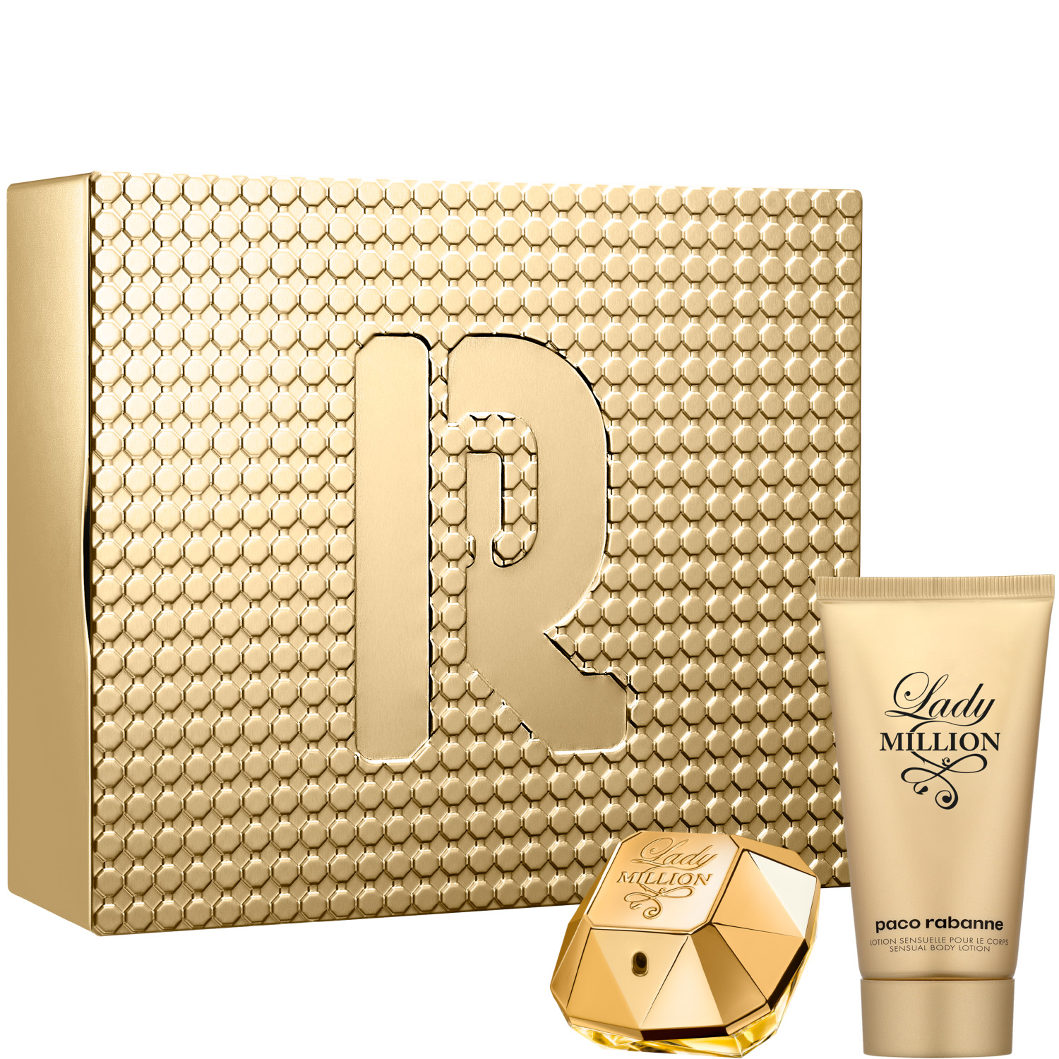 Rabanne Lady Million Set Eau de Parfum 50ml & Body Lotion 75ml