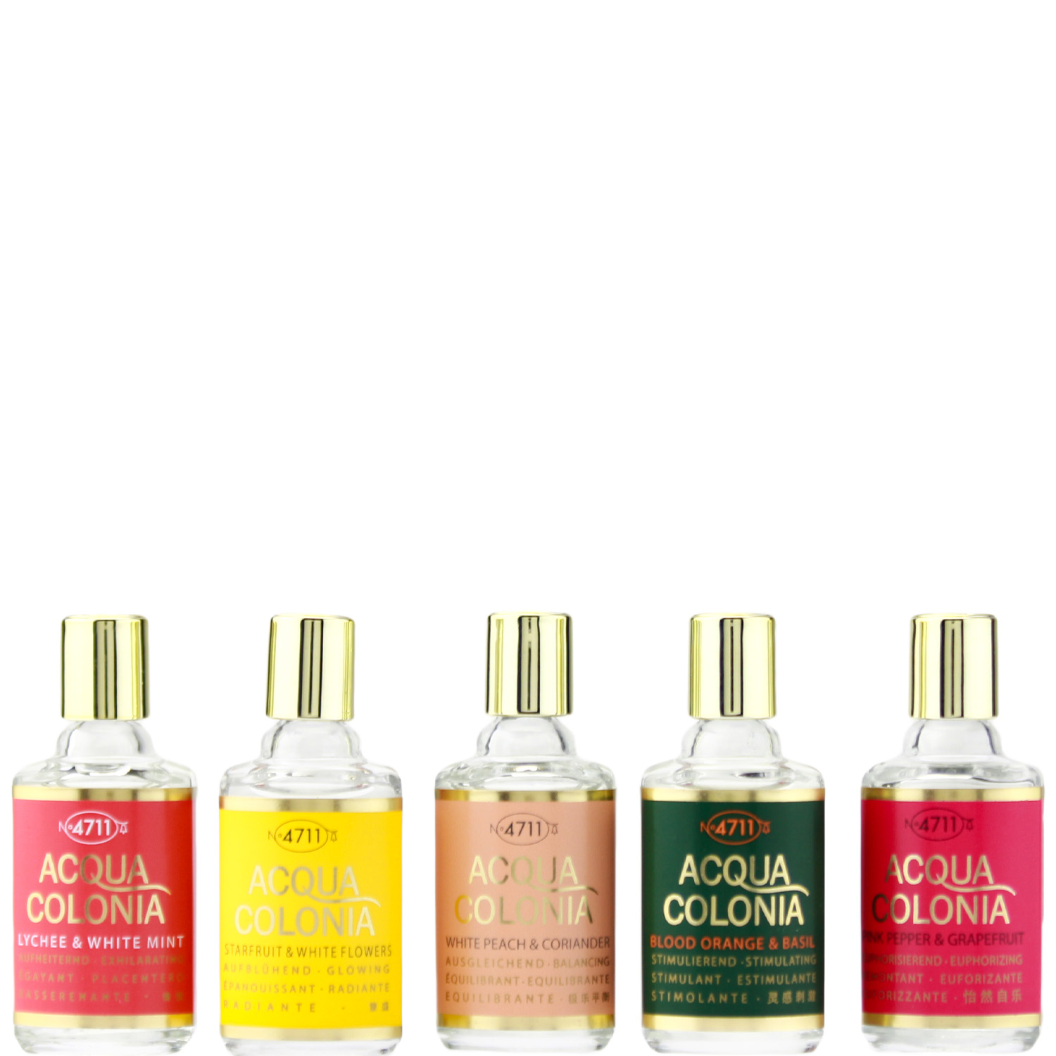 4711 Acqua Colonia Eau de Cologne Miniatur Set 5-teilig