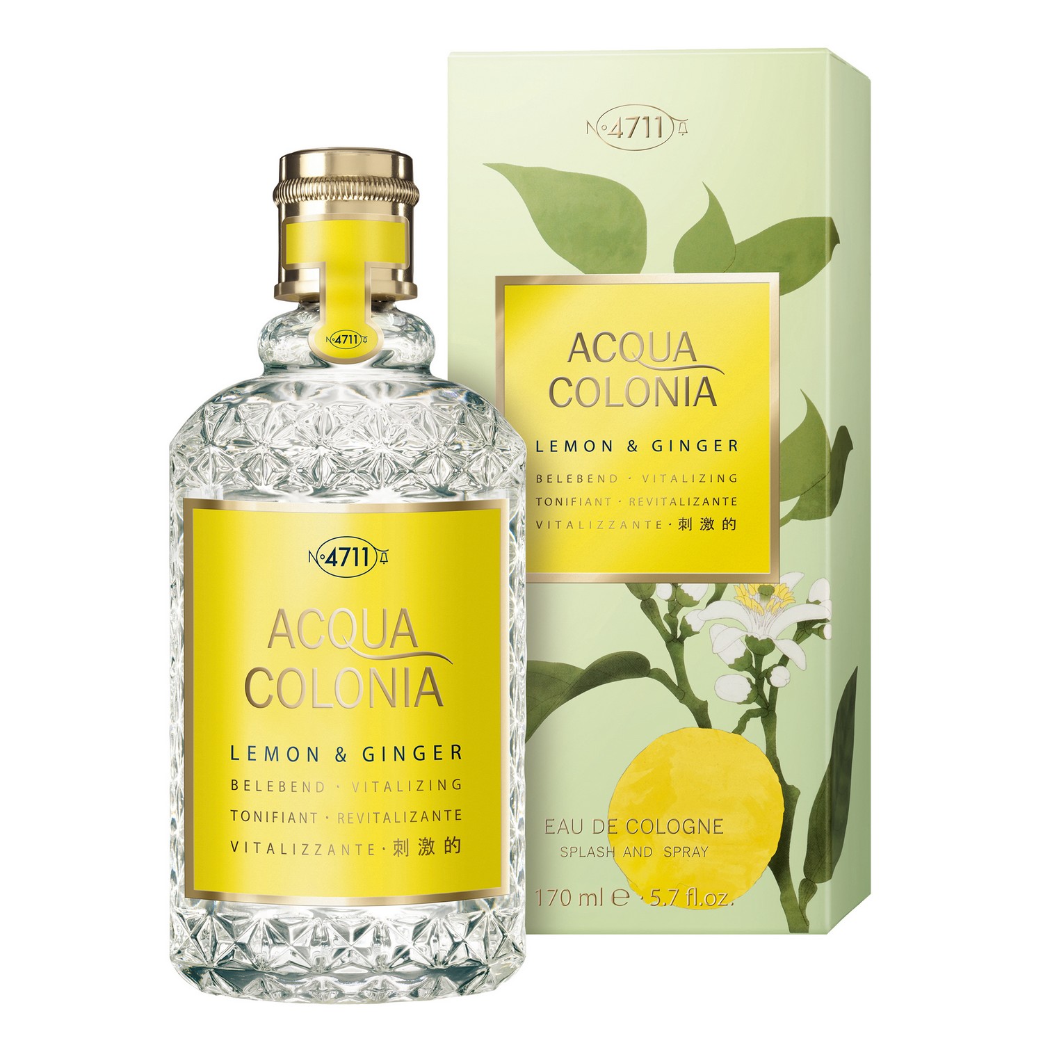 4711 Acqua Colonia Lemon & Ginger Eau de Cologne 170ml