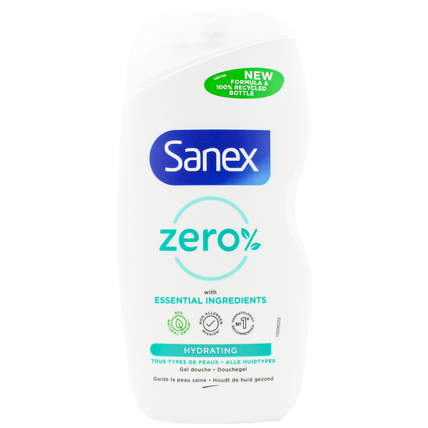 Sanex Zero% Hydrating Shower Gel 500ml