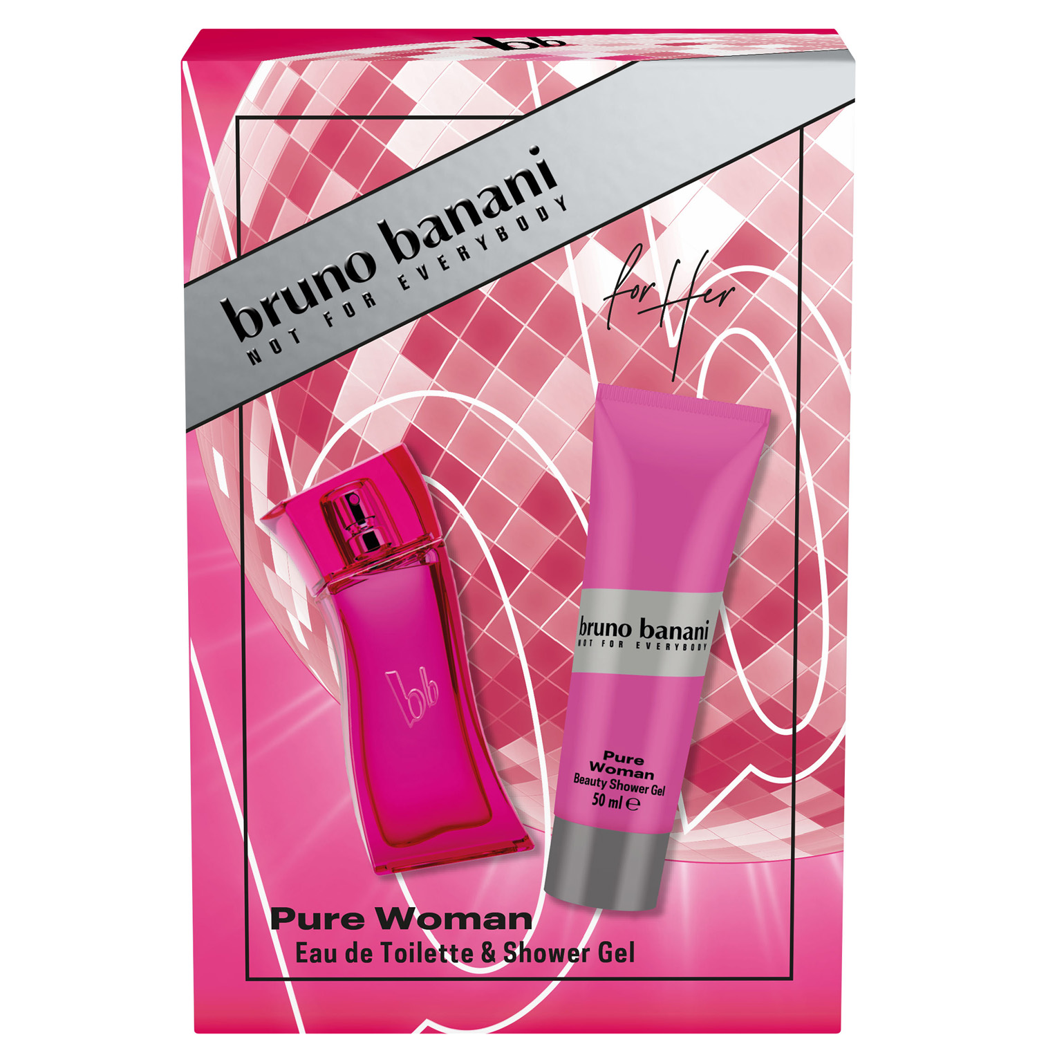 Bruno Banani Pure Woman Set Eau de Toilette 30ml & Shower Gel 50ml
